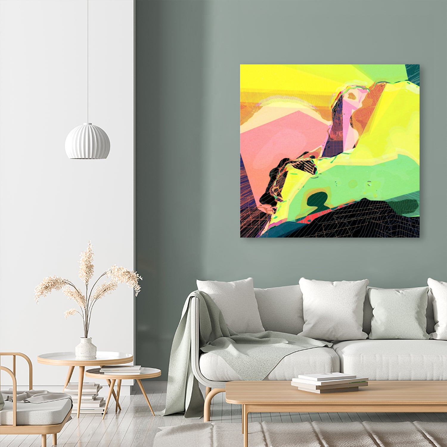 The Colour in Anything by Jamison Gish on GIANT ART - yellow digital painting