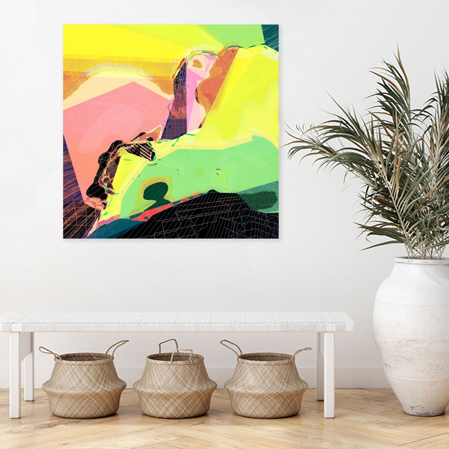 The Colour in Anything by Jamison Gish on GIANT ART - yellow digital painting