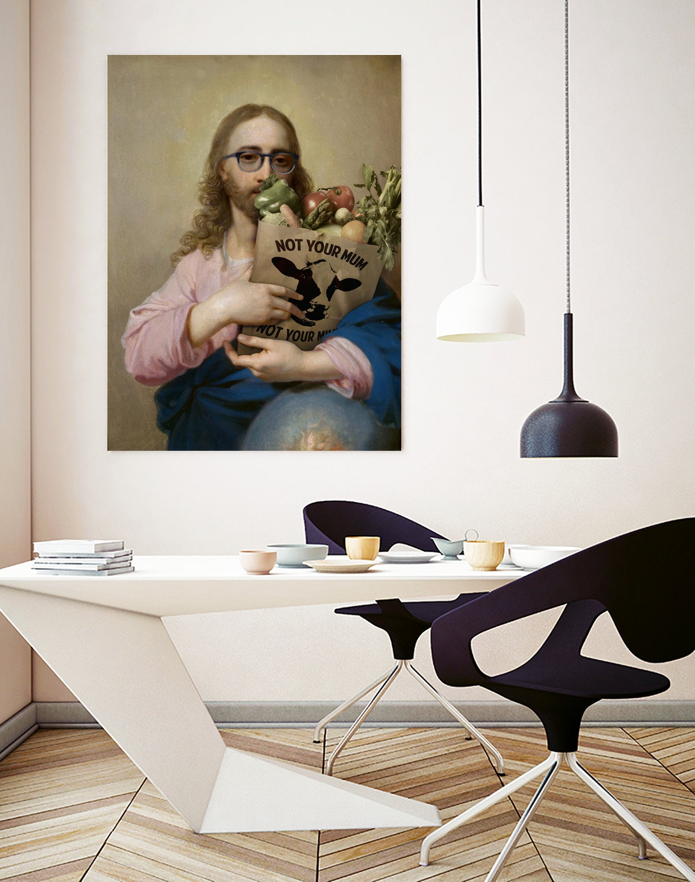 New Religion by José Luis Guerrero on GIANT ART - pink digital painting