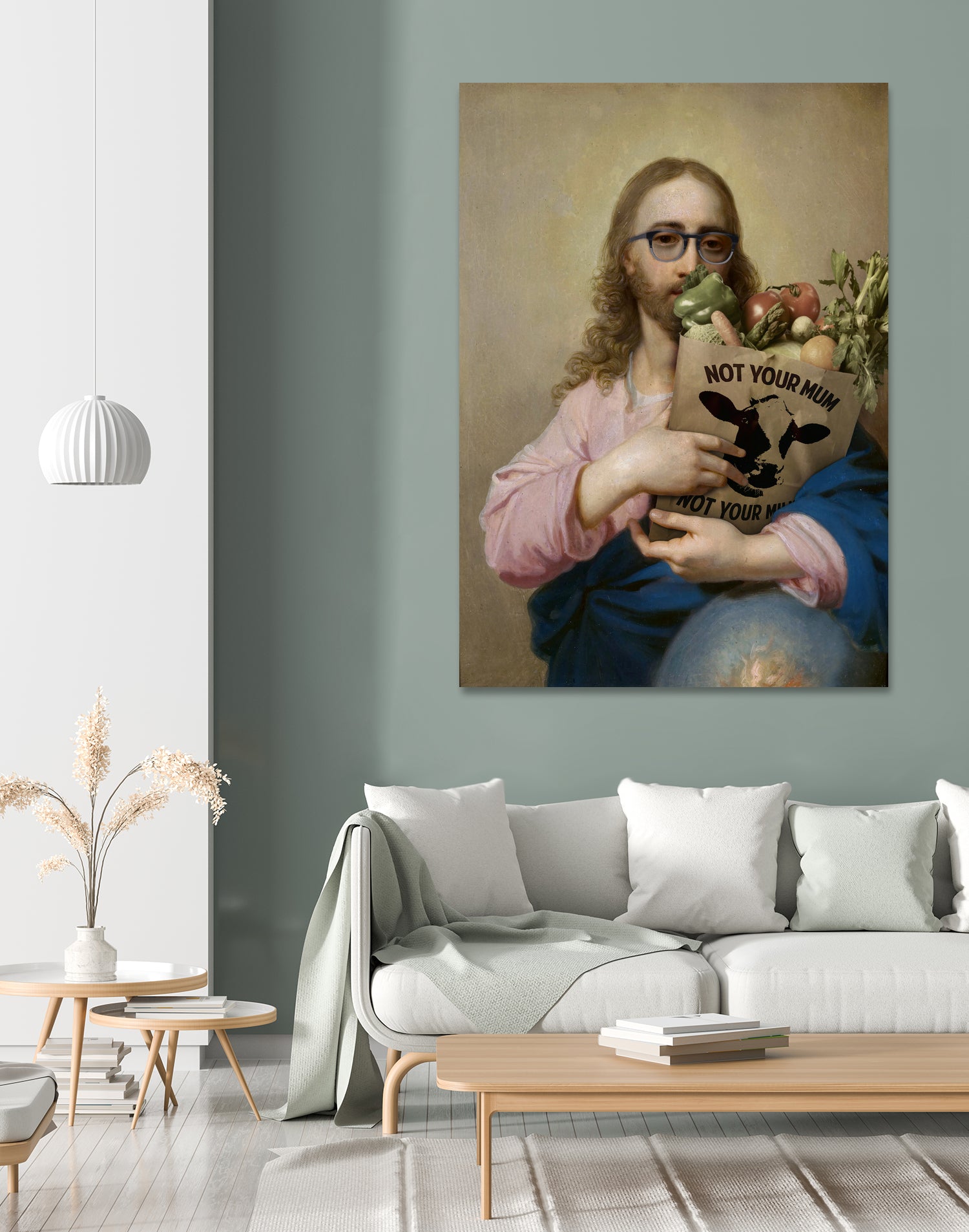 New Religion by José Luis Guerrero on GIANT ART - pink digital painting