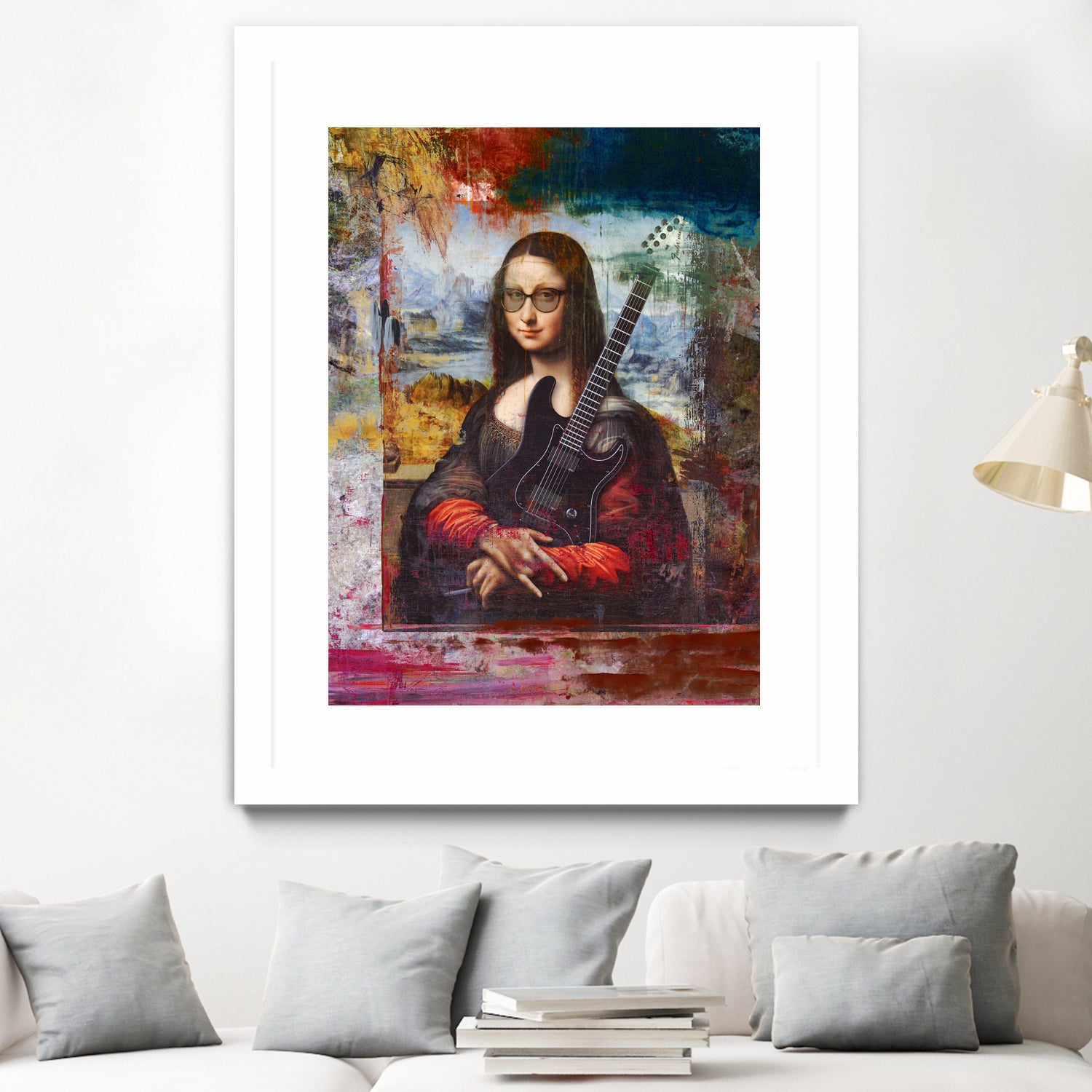 She Rocks by José Luis Guerrero on GIANT ART - red digital painting