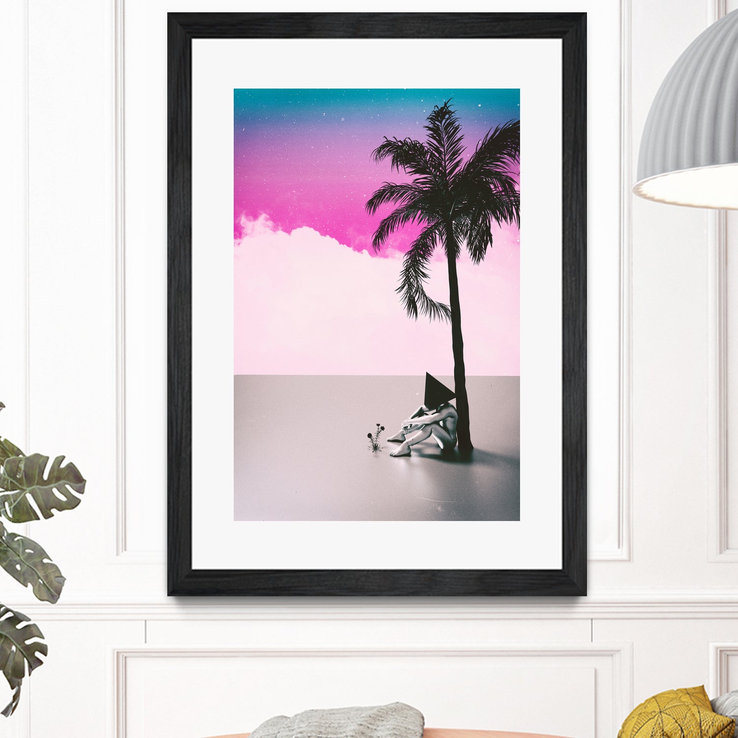 PALM TREE 18 by Adam Priester on GIANT ART - pink 3d art