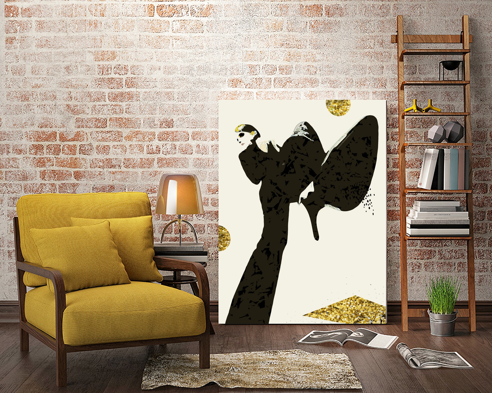 Made for walking all over you by Håkan Årblom on GIANT ART - green digital painting