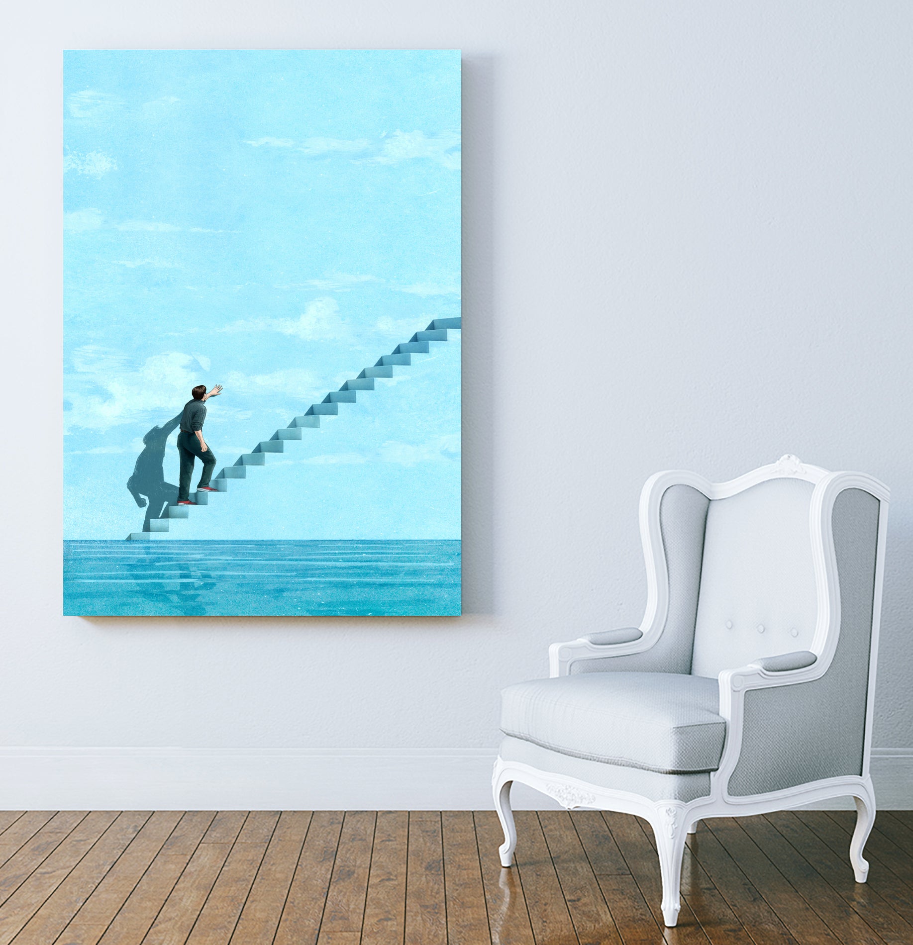 The Exit by Jason Ratliff on GIANT ART - blue digital painting