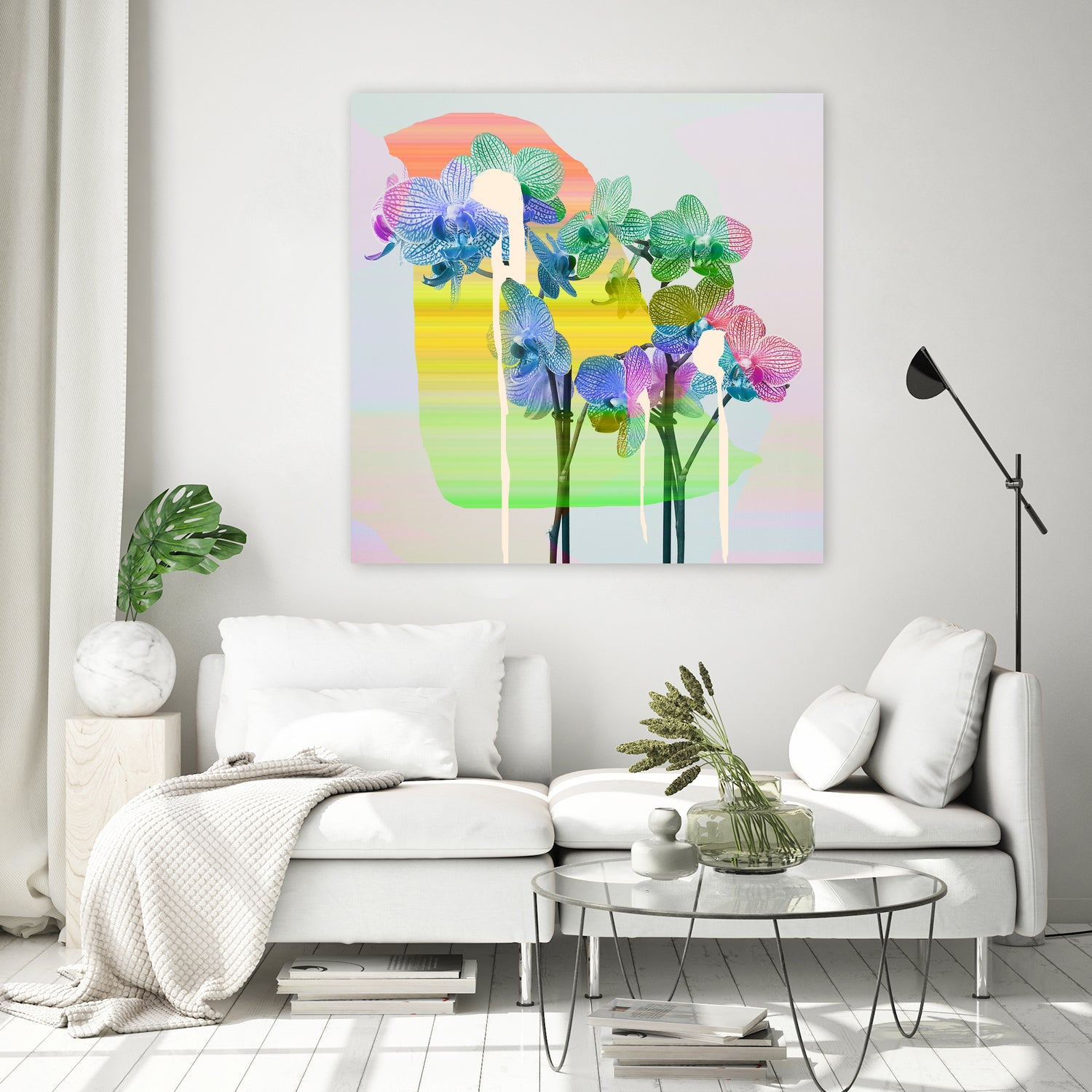 ORCHID FANTASTIC by Liat Noten on GIANT ART - yellow photo manipulation