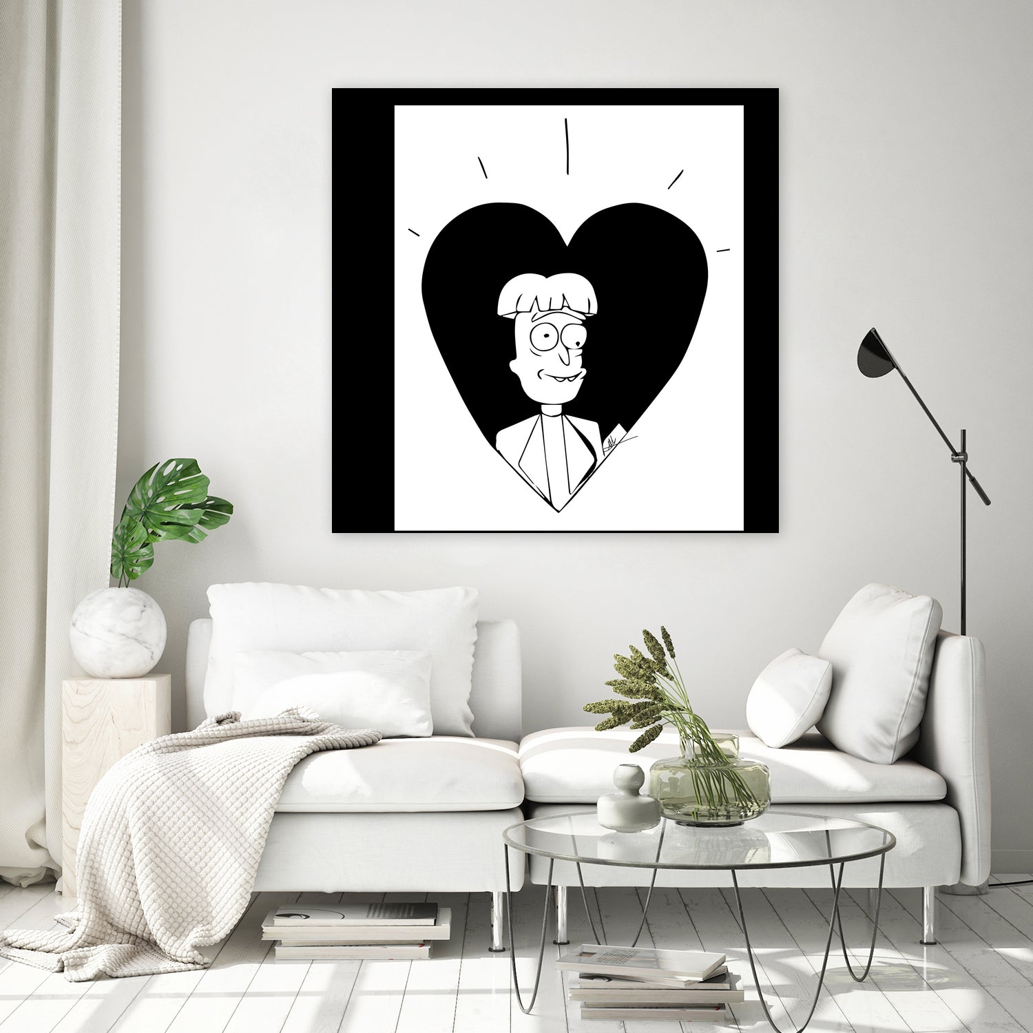 Love dumb rick by adrien martin on GIANT ART - black character design