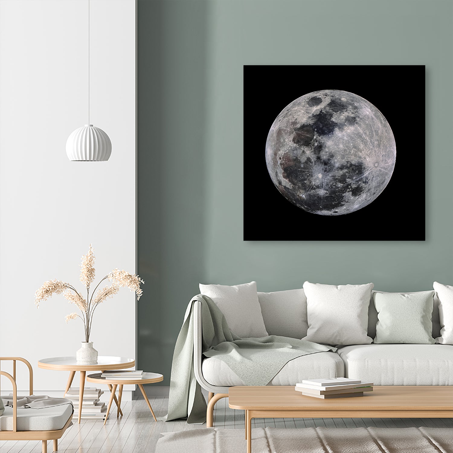 Super Moon by Lorenzo Bustillo on GIANT ART - gray photo illustration