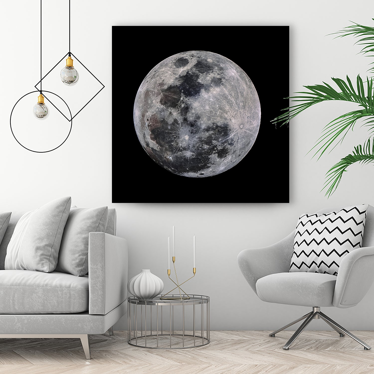 Super Moon by Lorenzo Bustillo on GIANT ART - gray photo illustration