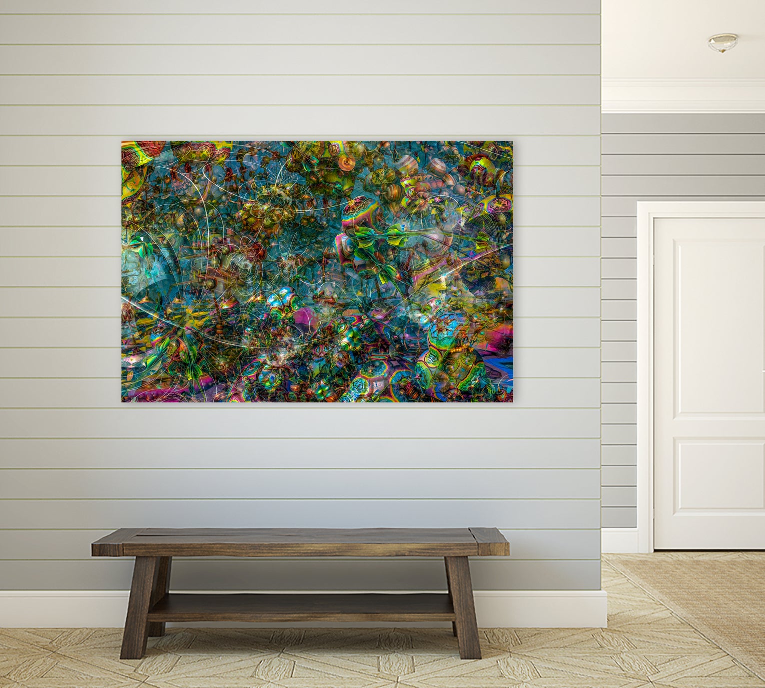 I Saw The Music Dance by Eric Ton on GIANT ART - white digital painting