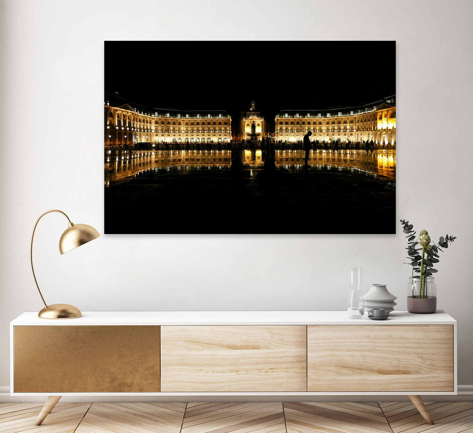 Water Mirror Bordeaux by Lynn Bolt on GIANT ART - black photo illustration