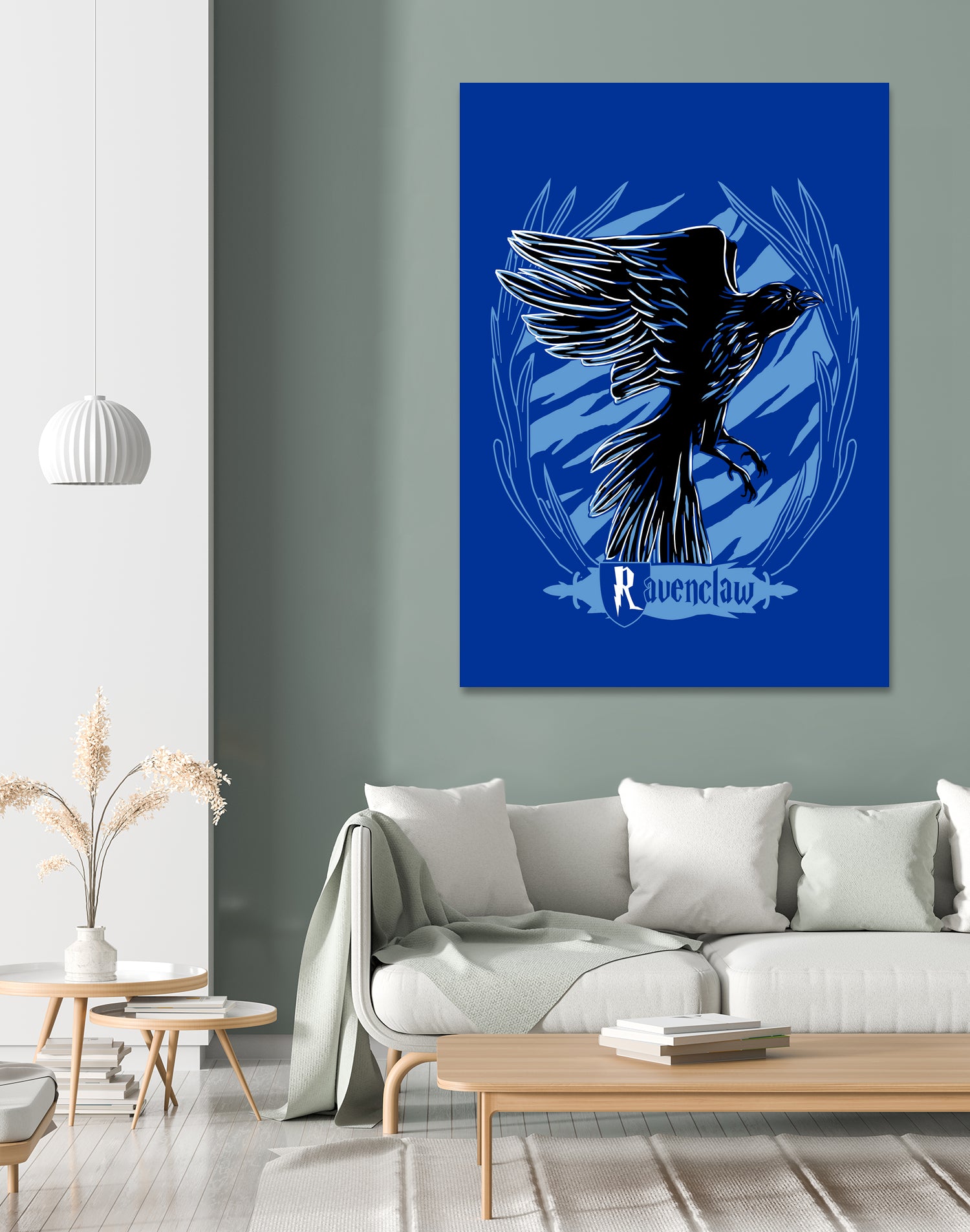Ravenclaw by Samuel Rodrigues on GIANT ART - blue vector illustration