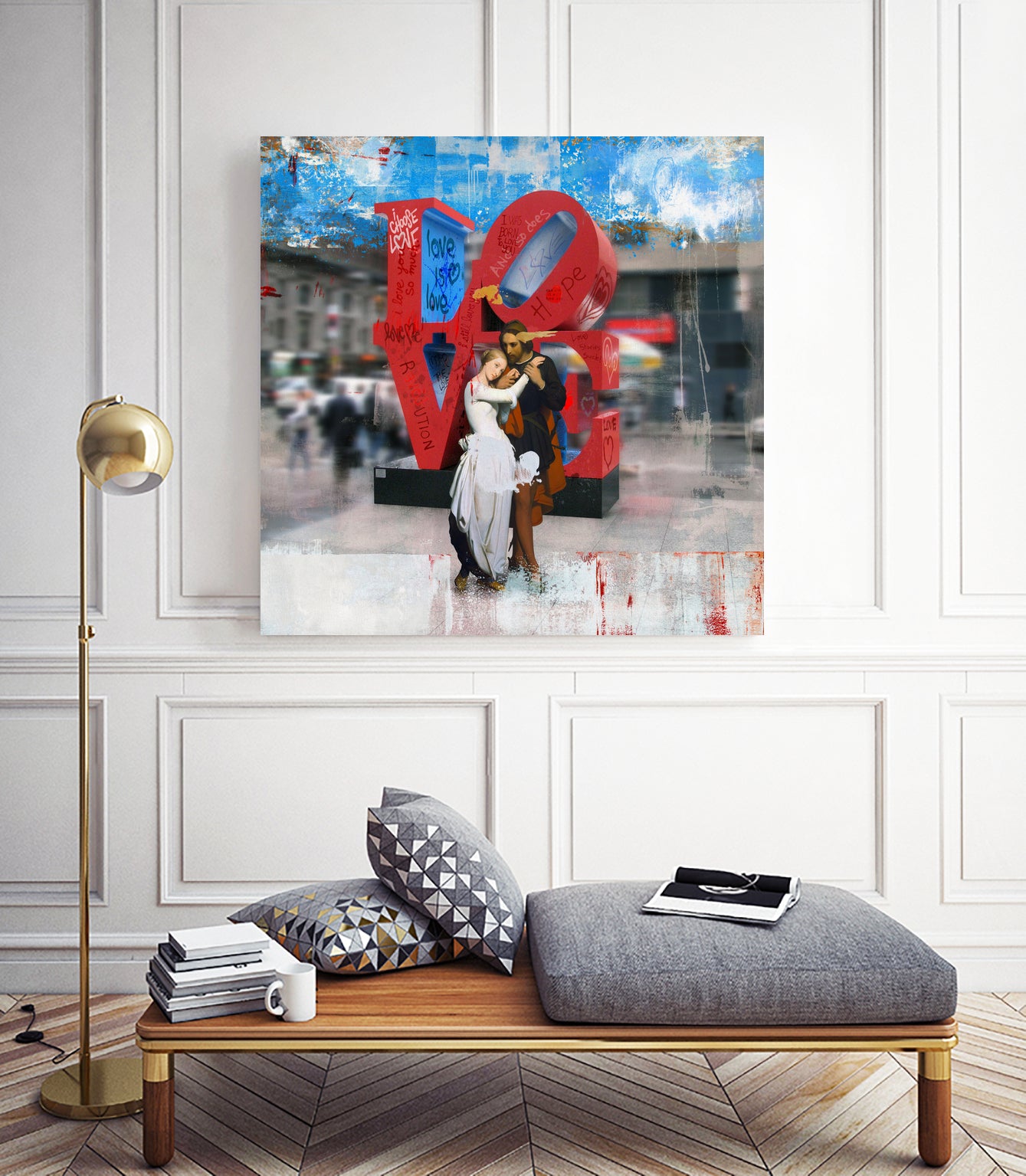 Love II by José Luis Guerrero on GIANT ART - red digital painting