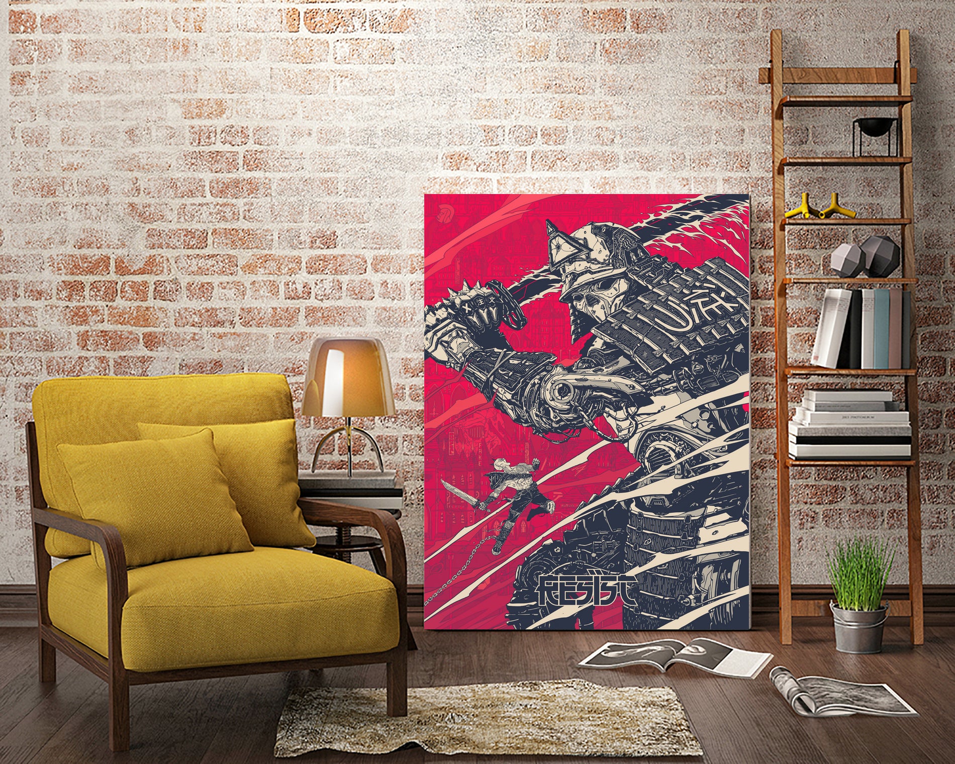 Resistor by Dean Falsify Cook on GIANT ART - red digital painting