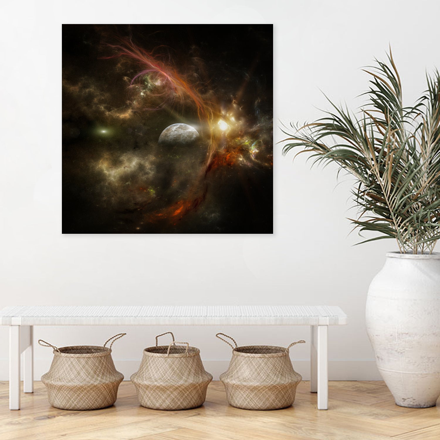 Bright nebula by Alain Gaymard on GIANT ART - black 3d art