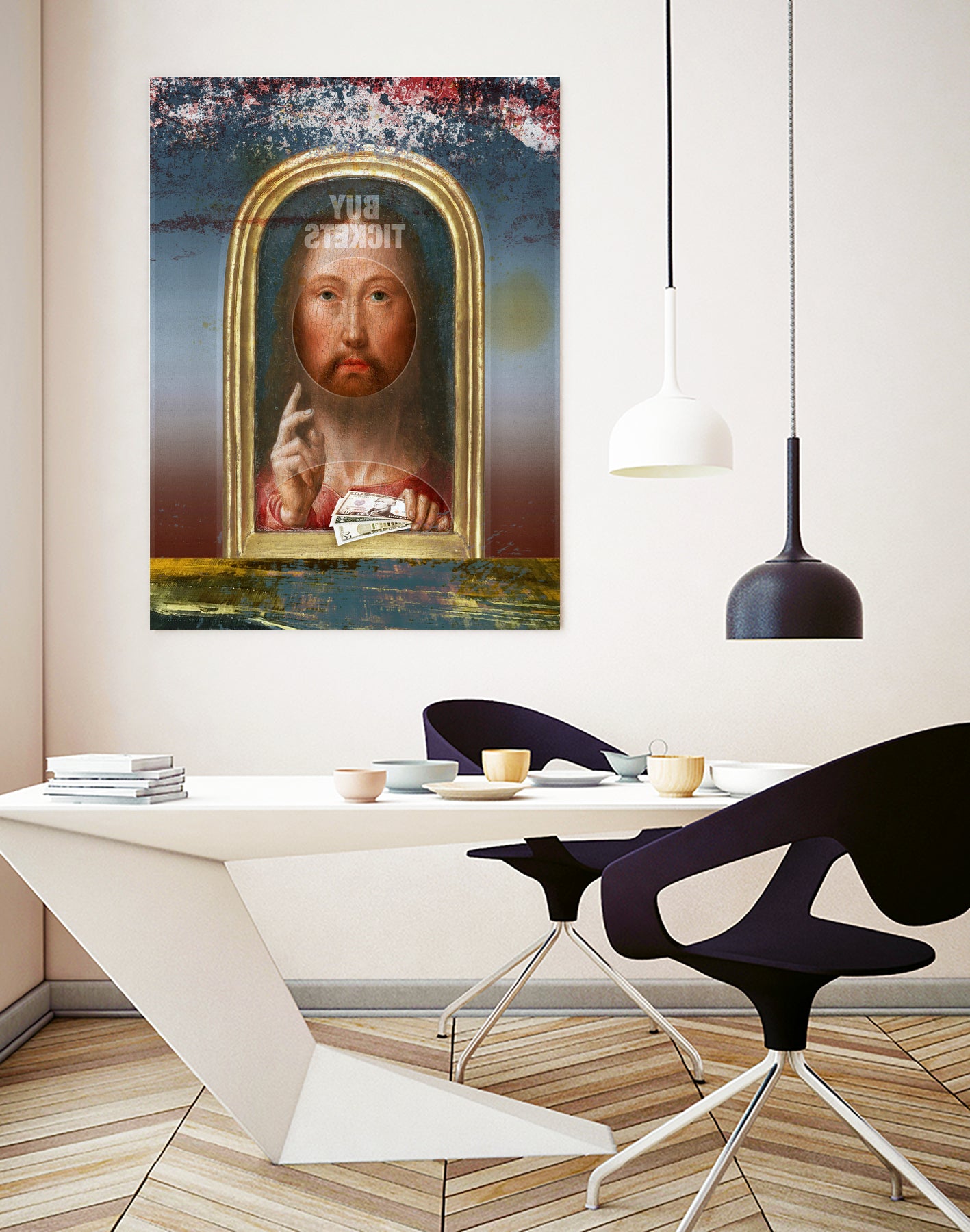 Two, Please by José Luis Guerrero on GIANT ART - yellow digital painting