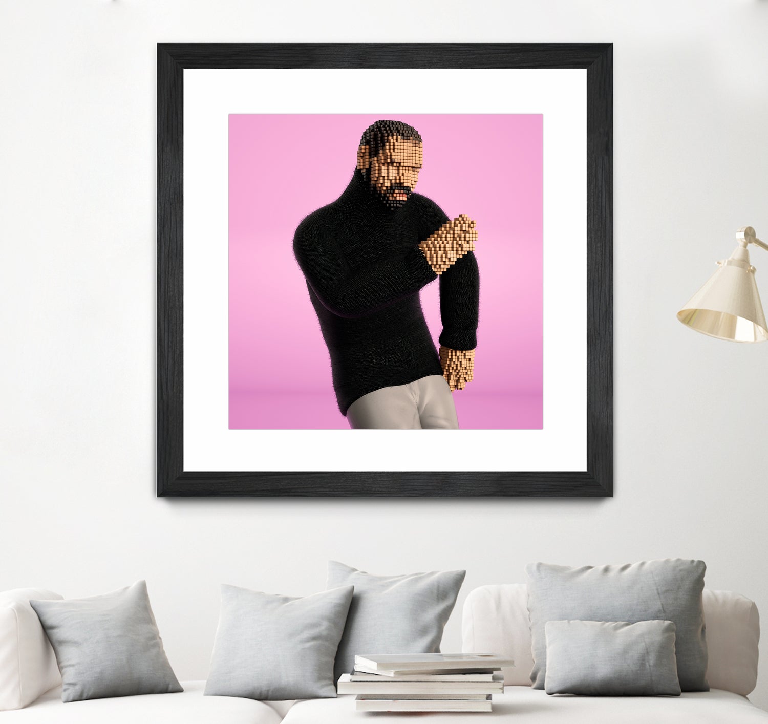 One Dance by Antoni Tudisco on GIANT ART - pink 3d art