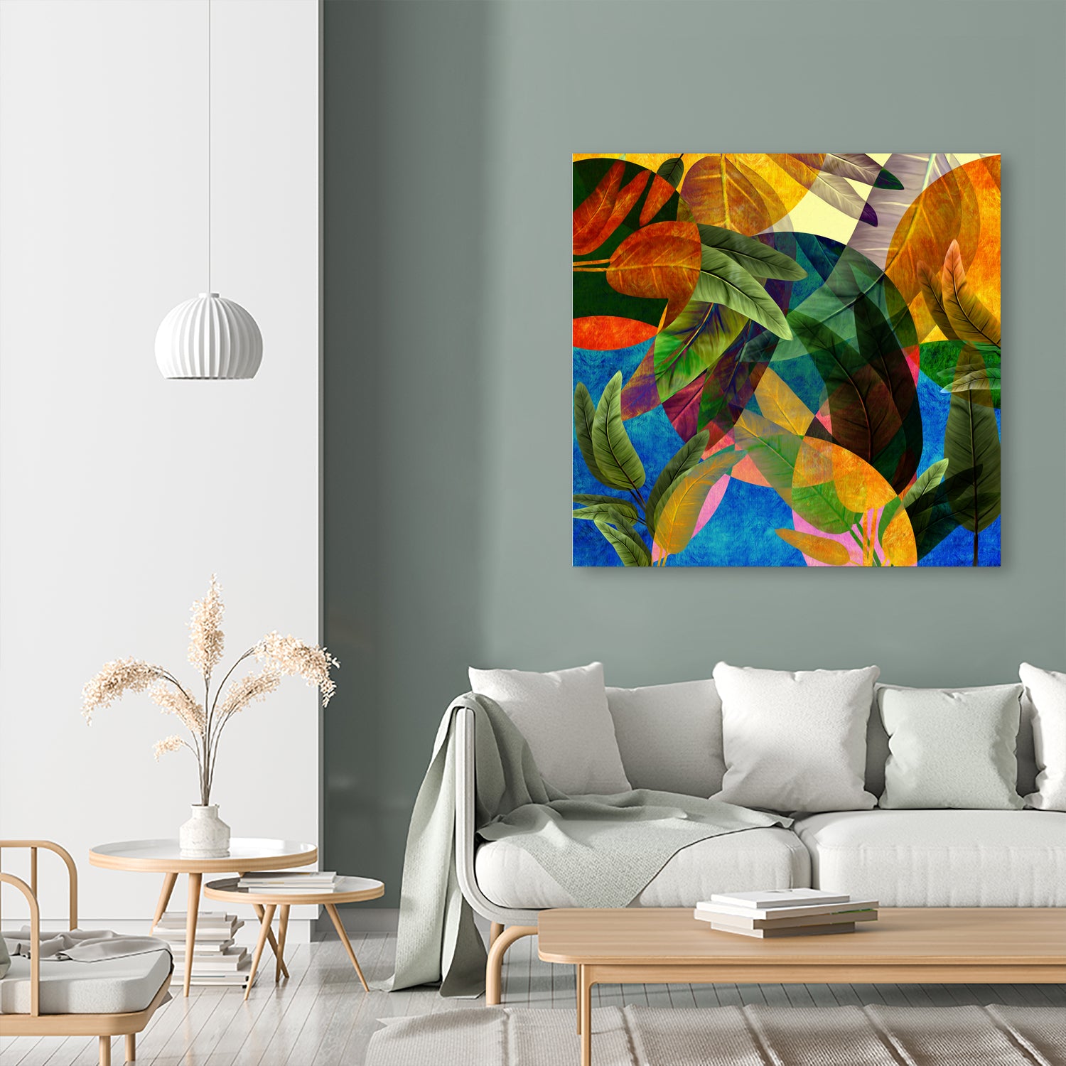 Retro Tropical Tiki Fantasy by Mar Cantón on GIANT ART - white digital painting