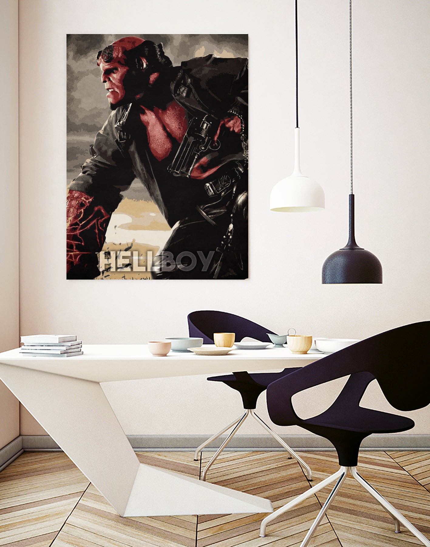 hellboy by Durro Art on GIANT ART - red character design