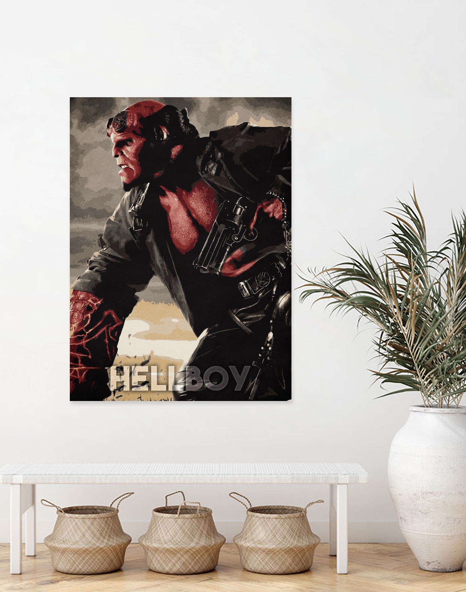 hellboy by Durro Art on GIANT ART - red character design