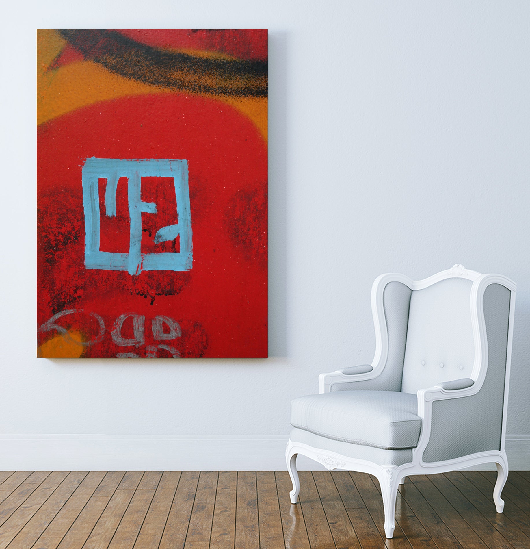 U2 band graffiti by gareth mcguckin on GIANT ART - white mixed media