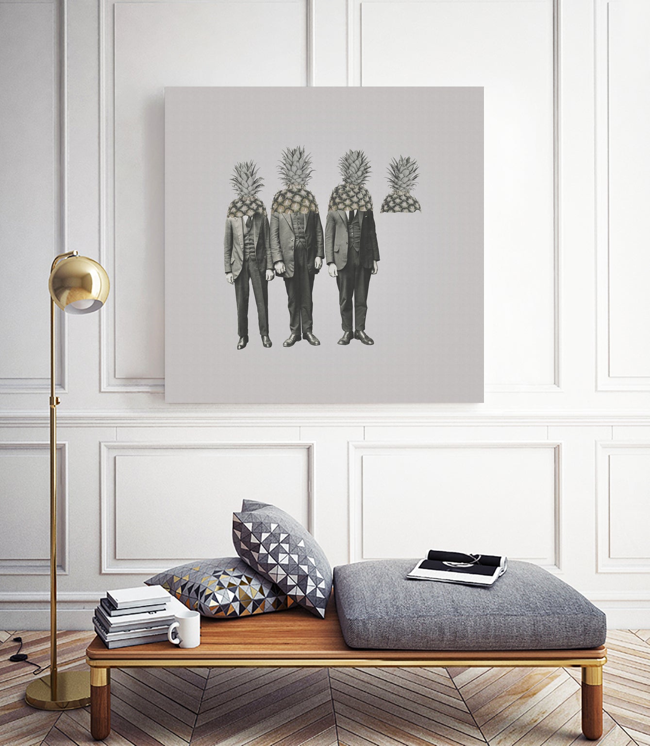 Pineapple Mugshot by Isa Valimaki on GIANT ART - green photo manipulation