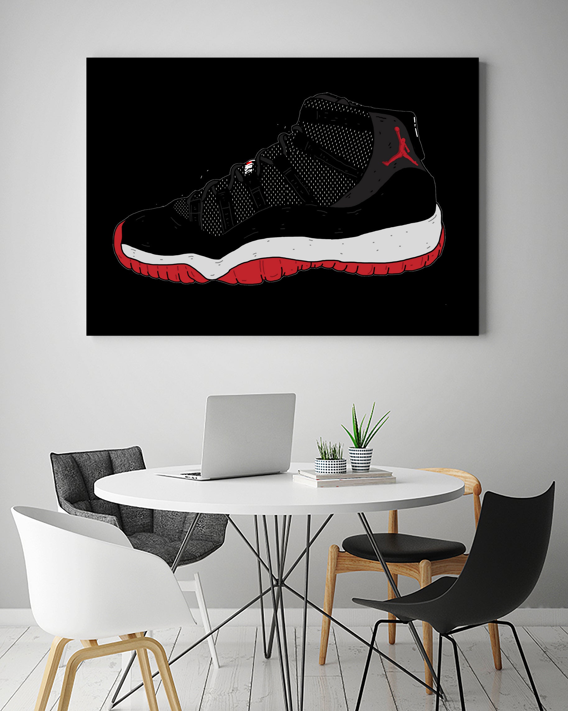 JORDANS bred by Nick Cocozza on GIANT ART - white photo illustration
