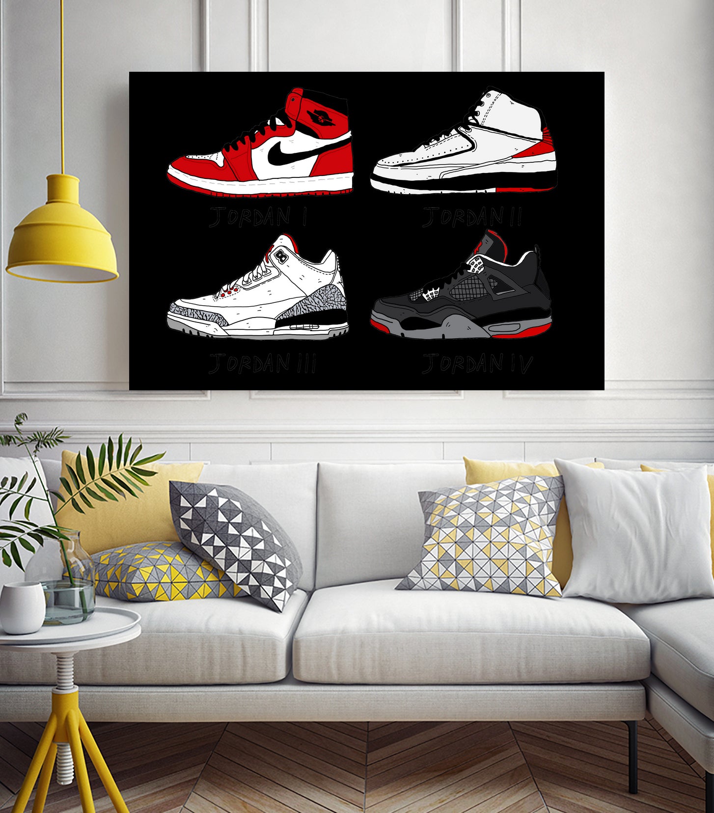 Jordans 84-89 by Nick Cocozza on GIANT ART - white photo illustration