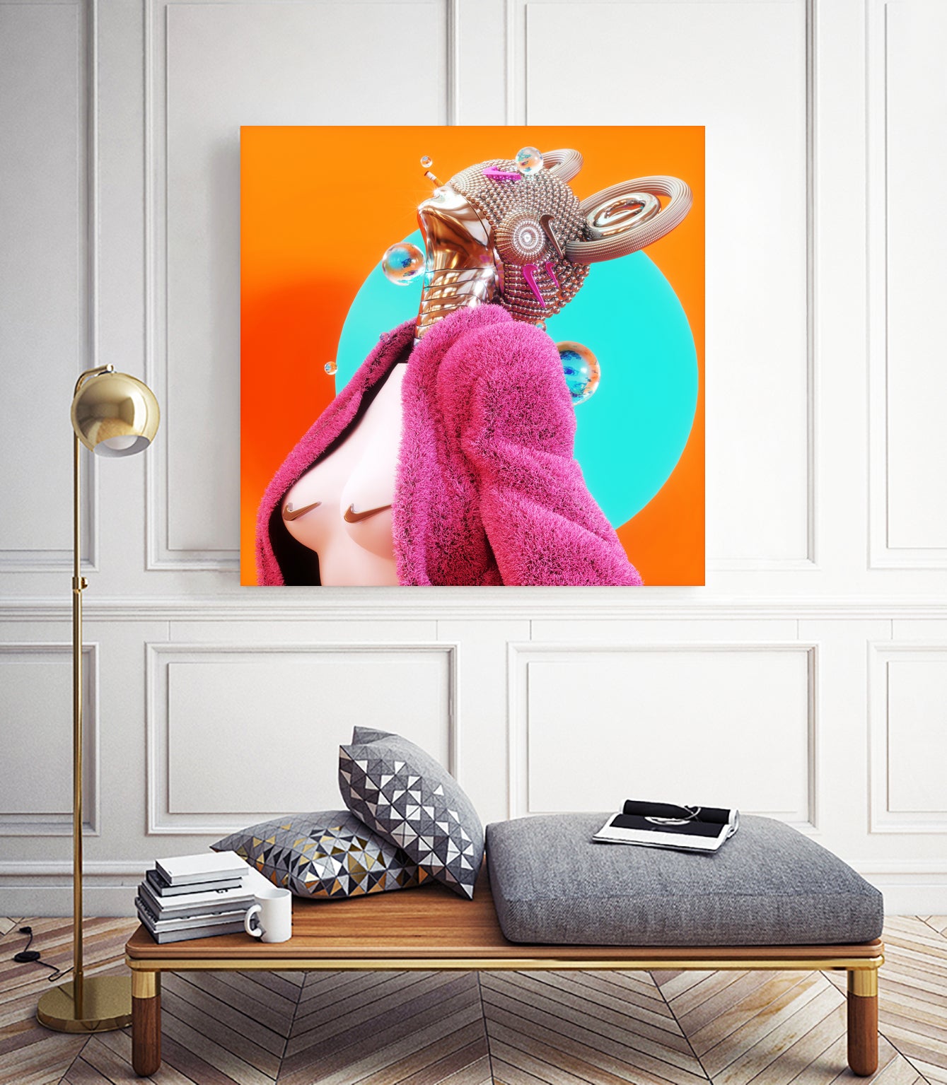 BOTYOUNG by Antoni Tudisco on GIANT ART - pink 3d art