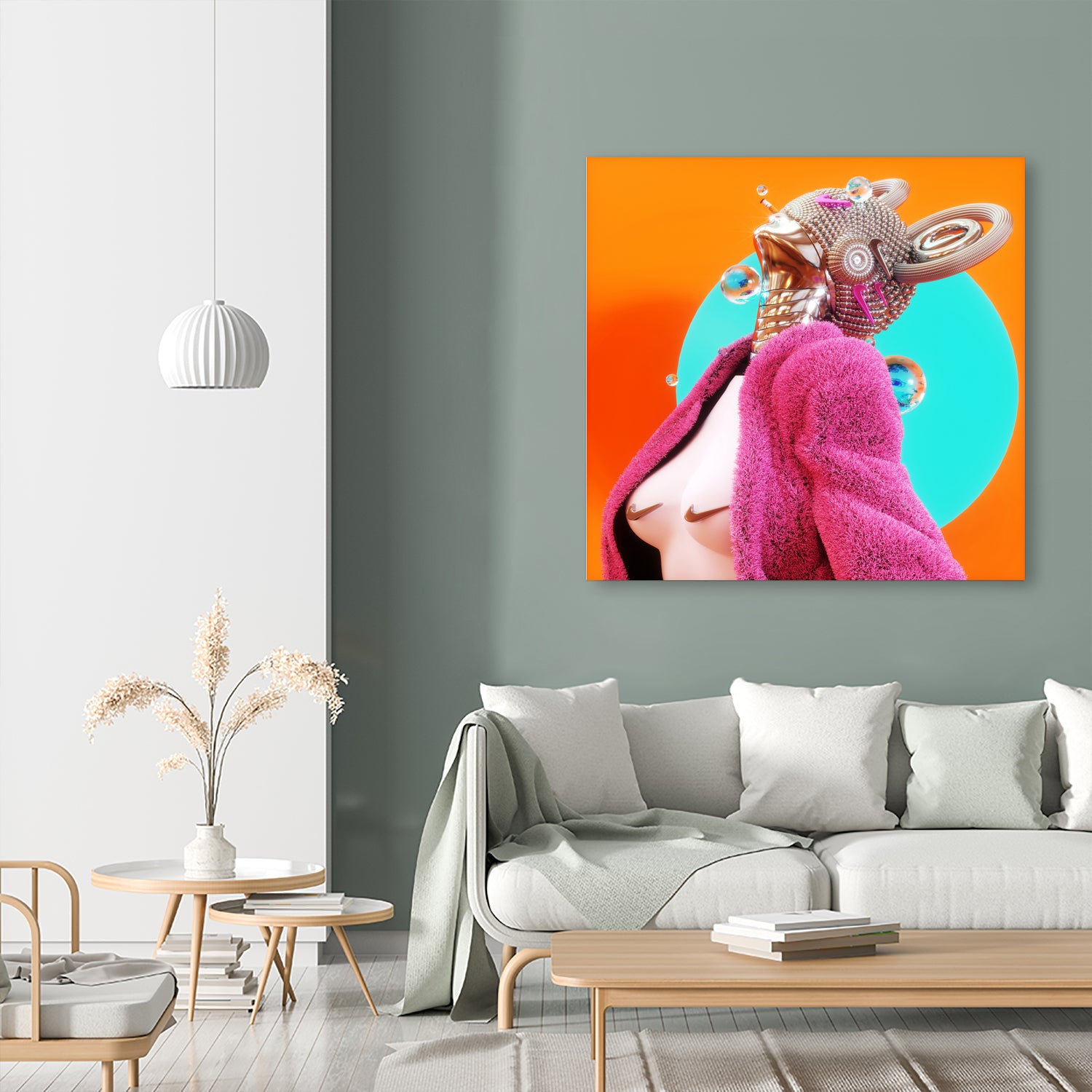 BOTYOUNG by Antoni Tudisco on GIANT ART - pink 3d art