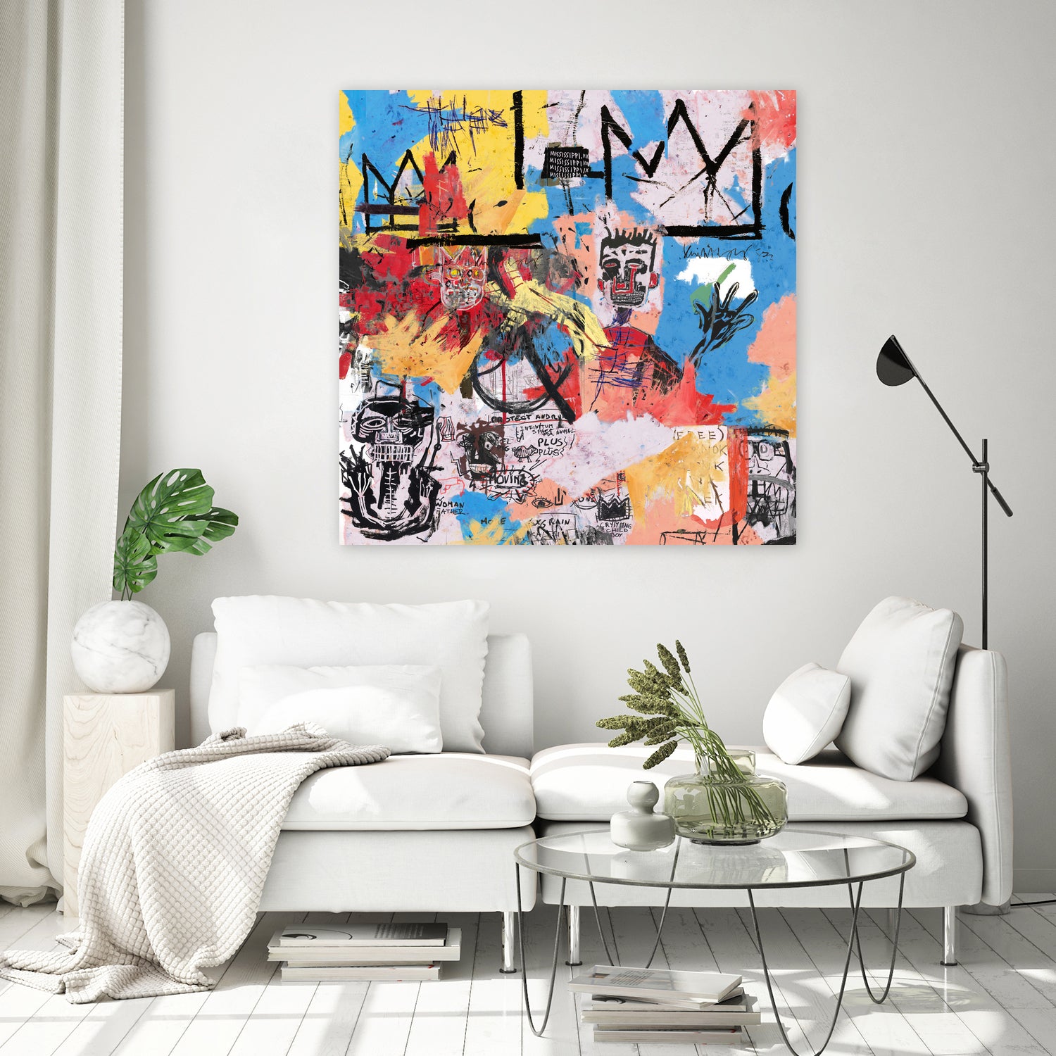 57 Great Jones Street by Pink Pank on GIANT ART - red mixed media