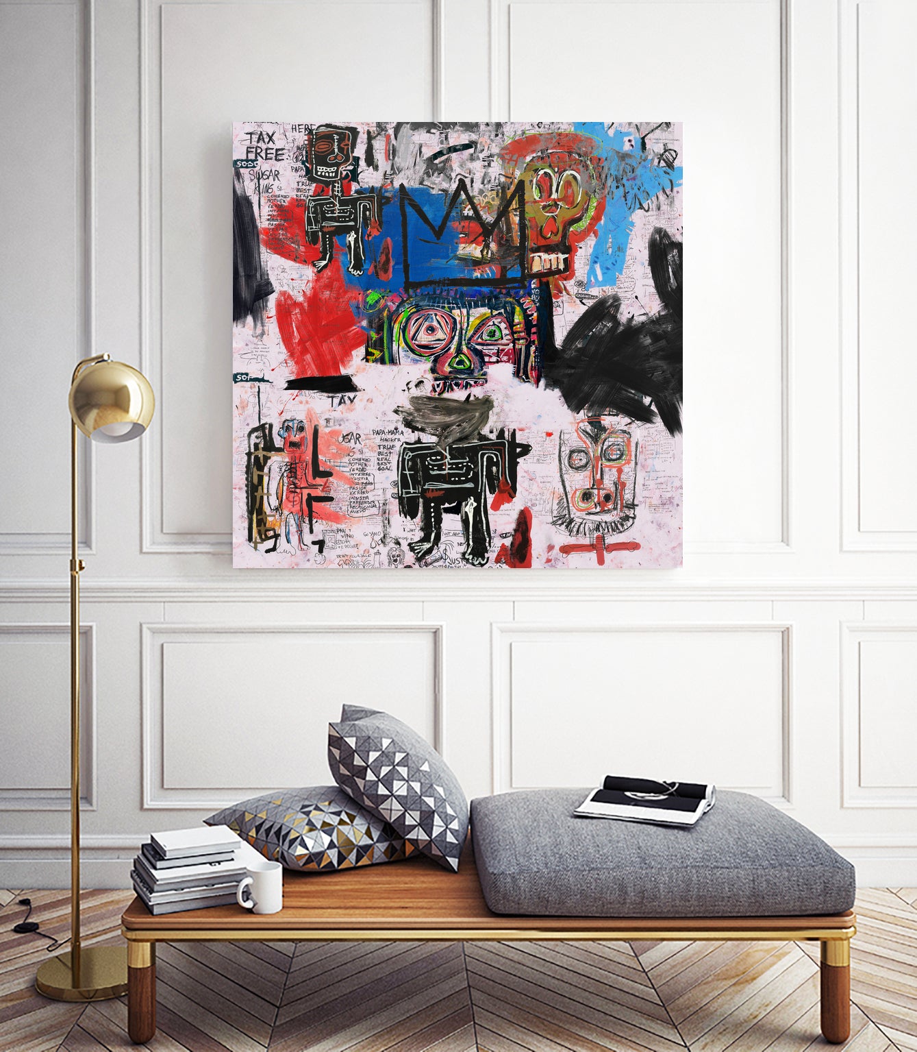 Sure Sure - Art Print by Pink Pank on GIANT ART - red mixed media