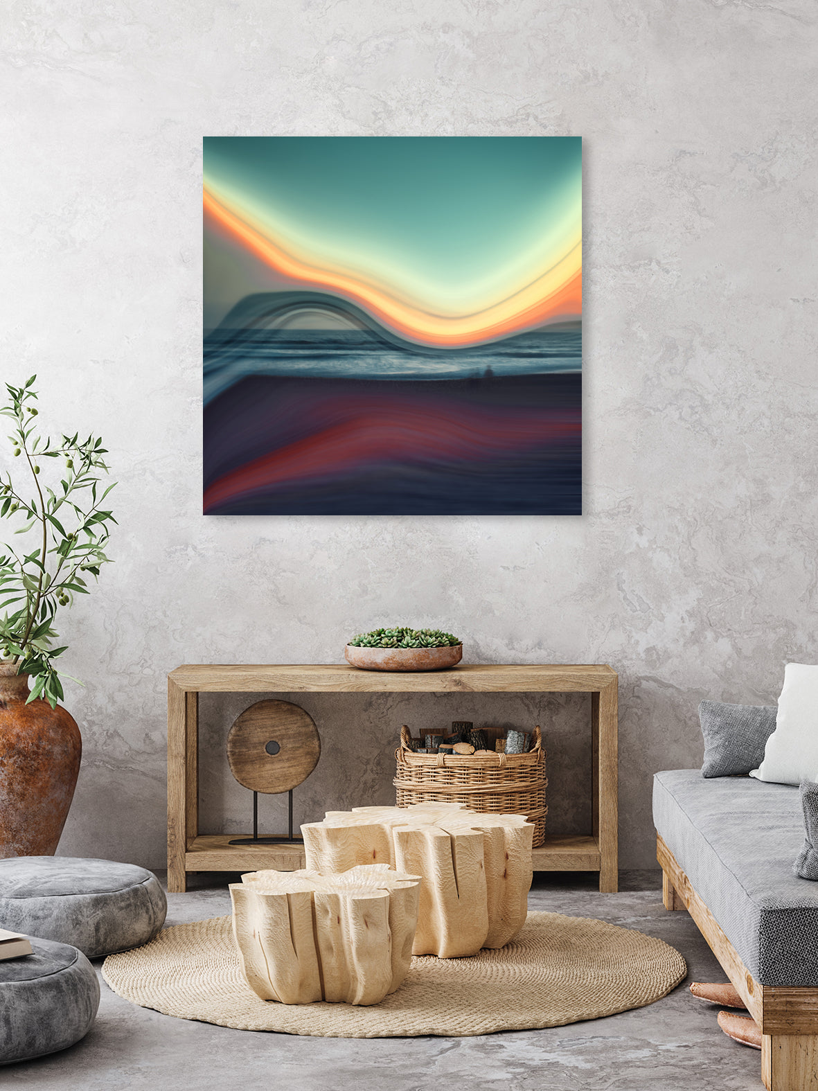 all is motion by Dirk Wüstenhagen on GIANT ART - blue digital painting