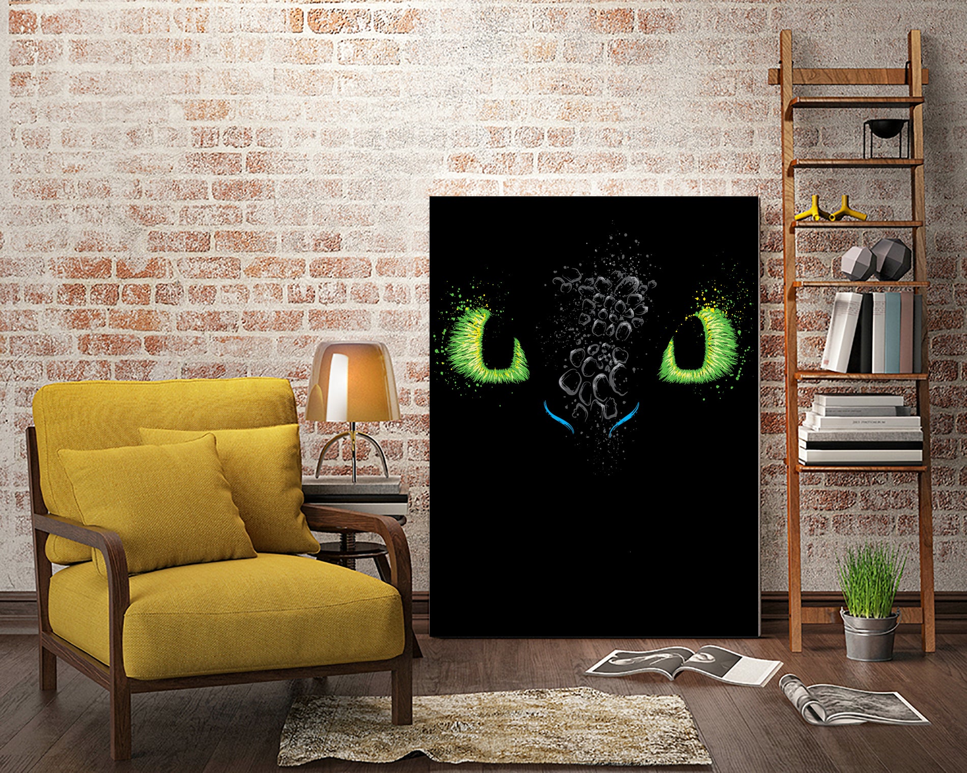 The eyes of the dragon by Antonio Camarena on GIANT ART - black digital painting