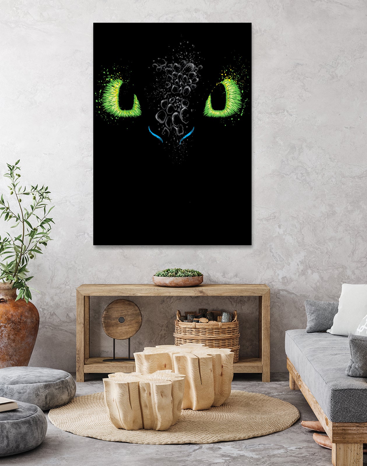 The eyes of the dragon by Antonio Camarena on GIANT ART - black digital painting