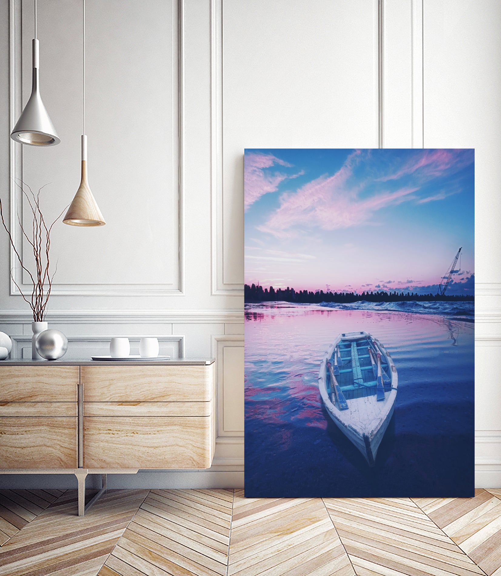 The past is still ahead by Hussam Eissa on GIANT ART - pink digital painting