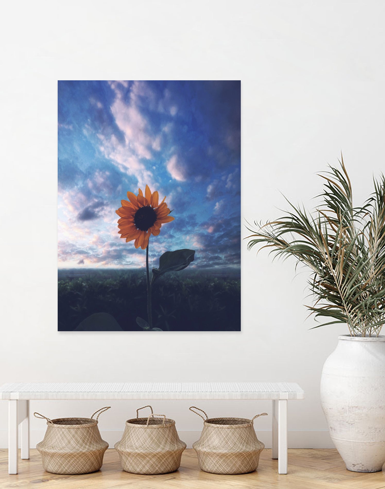 Positivity by Hussam Eissa on GIANT ART - blue digital drawing