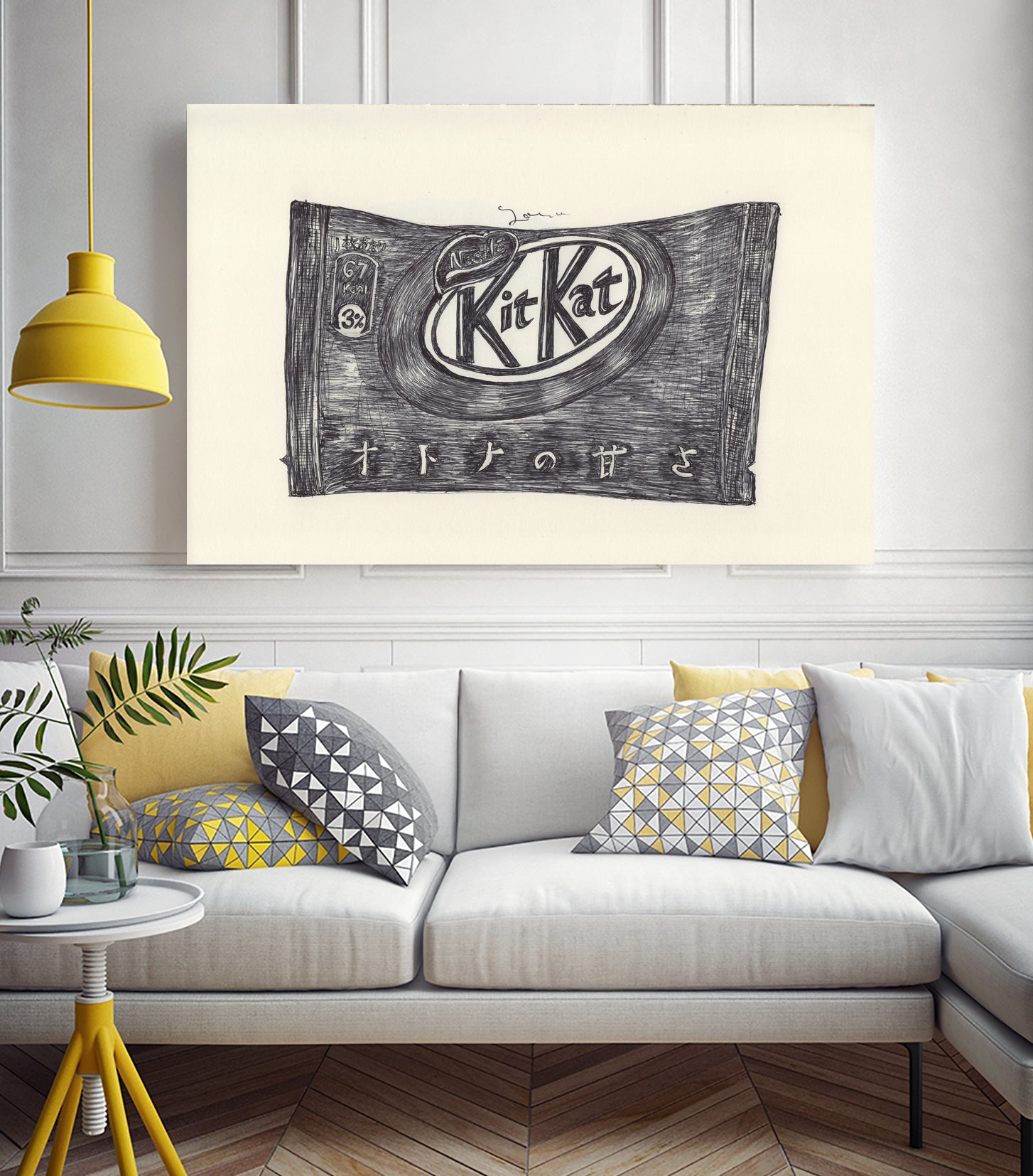 JAPAN 1 by Ballpointpen Illustrator on GIANT ART - white mixed media