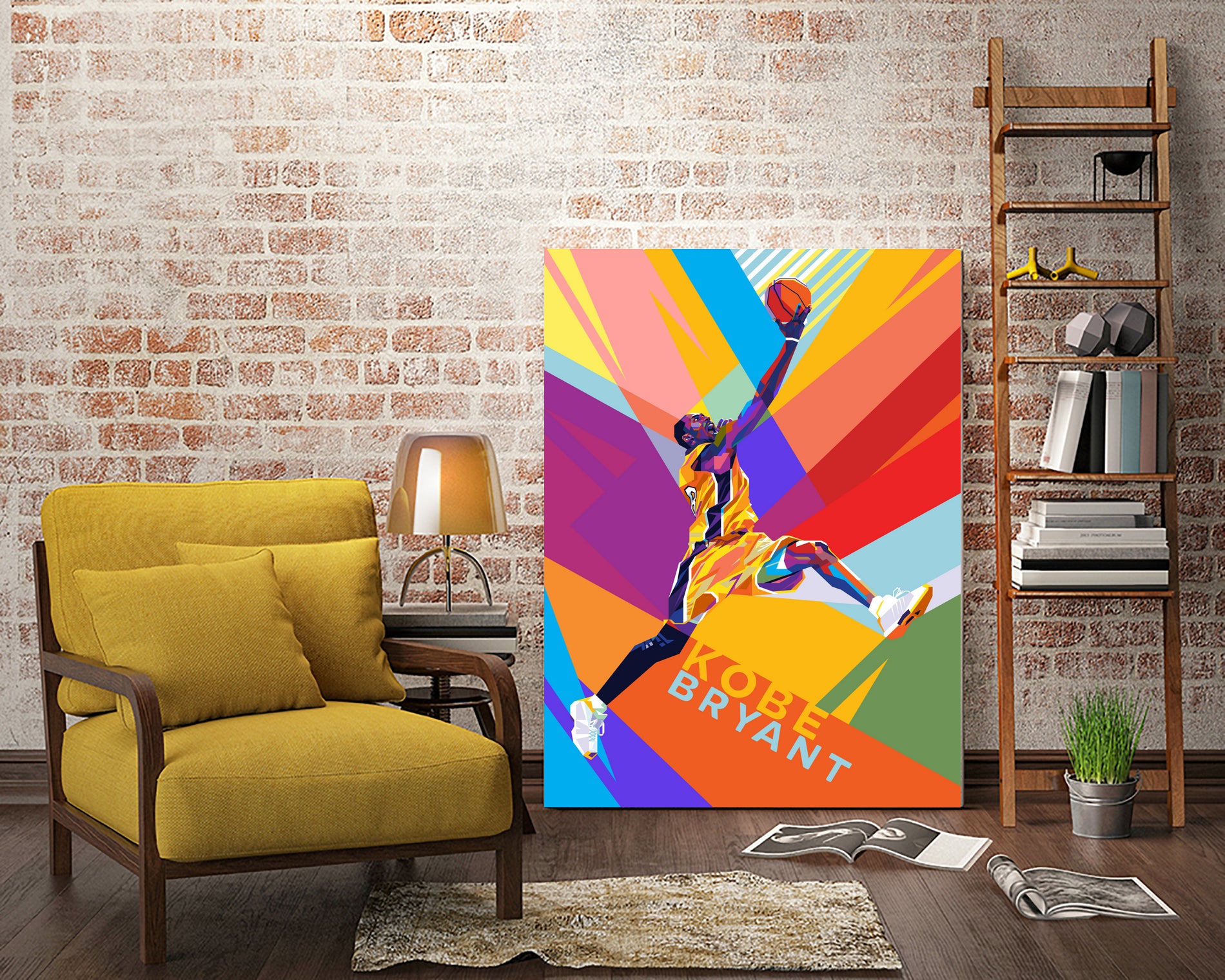 Young Kobe Bryant Pop Art by Laksana Ardie on GIANT ART