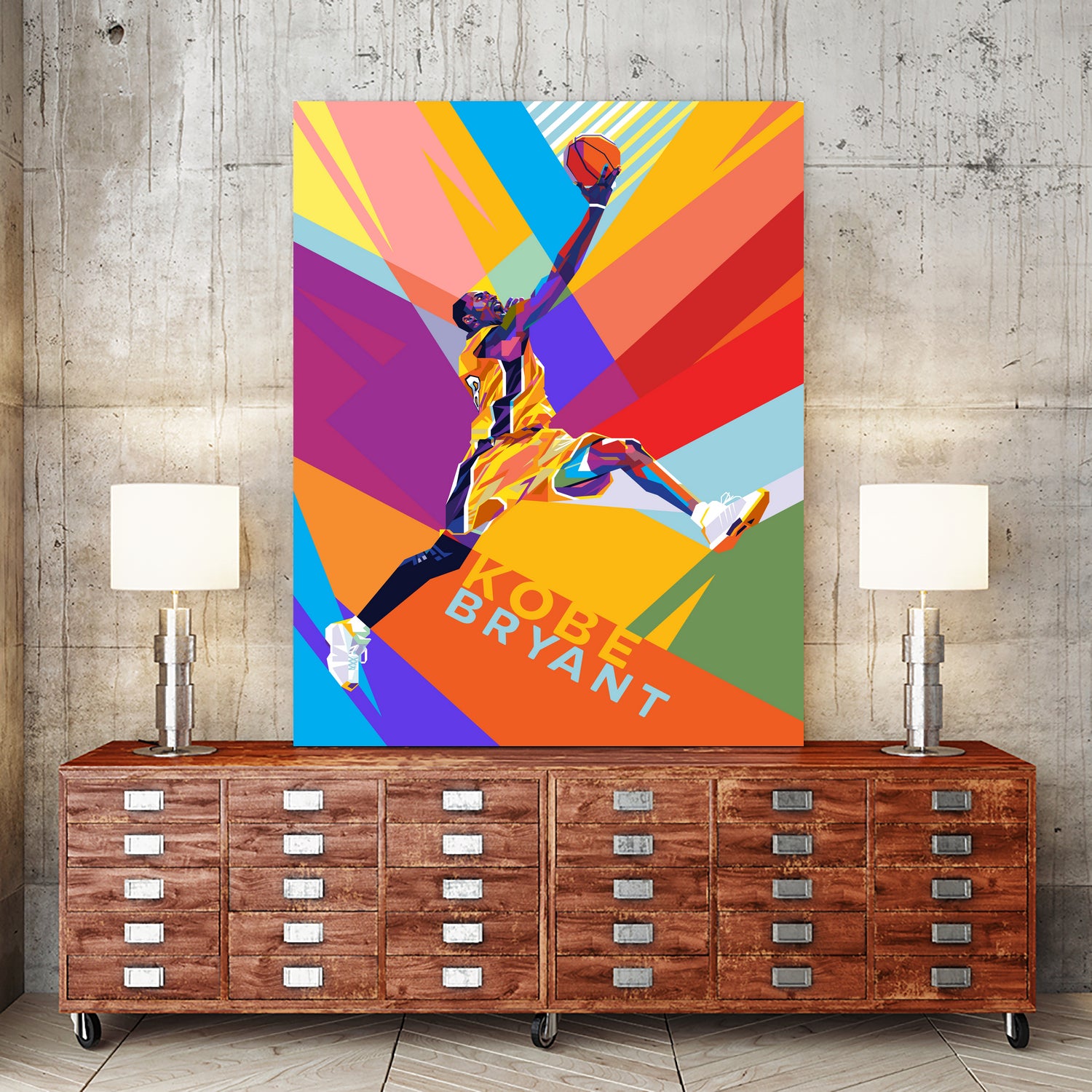 Young Kobe Bryant Pop Art by Laksana Ardie on GIANT ART