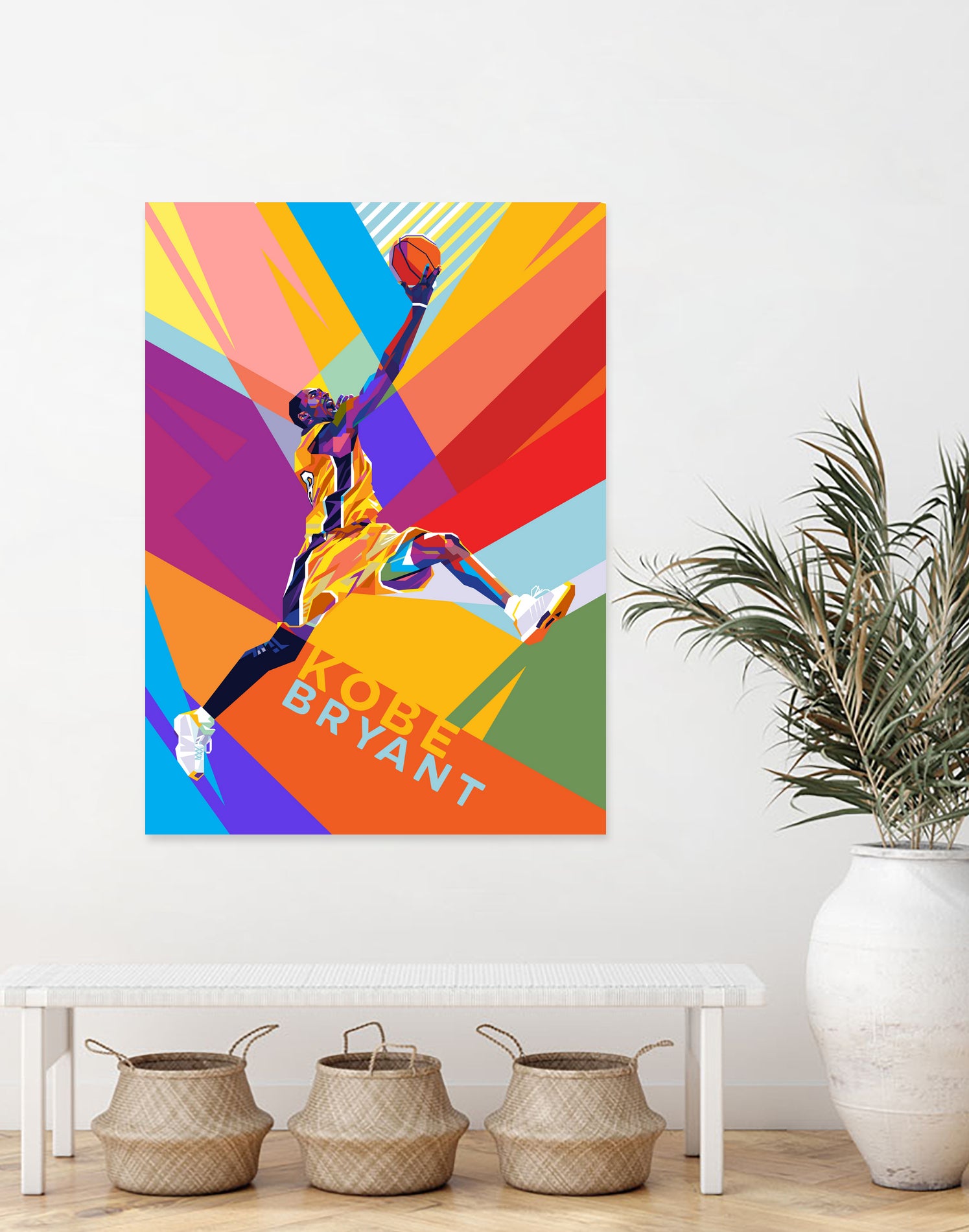 Young Kobe Bryant Pop Art by Laksana Ardie on GIANT ART
