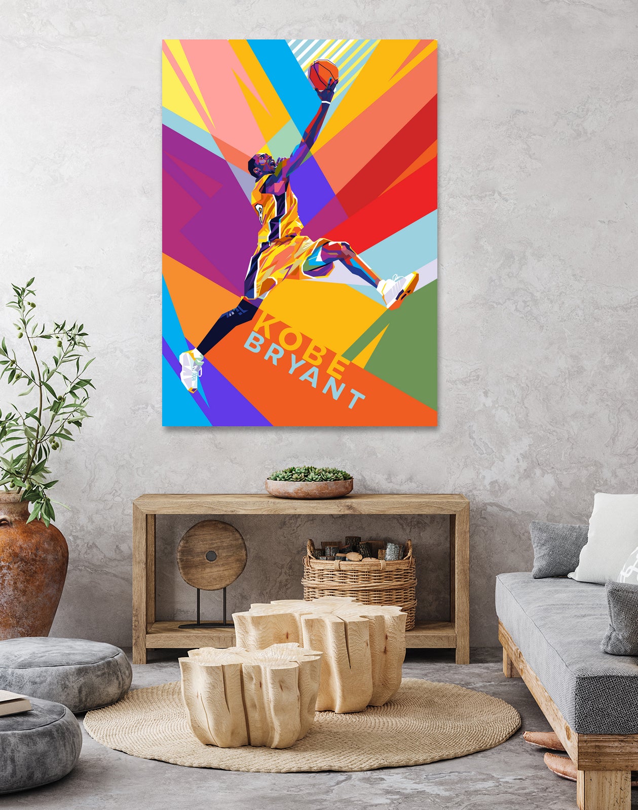 Young Kobe Bryant Pop Art by Laksana Ardie on GIANT ART