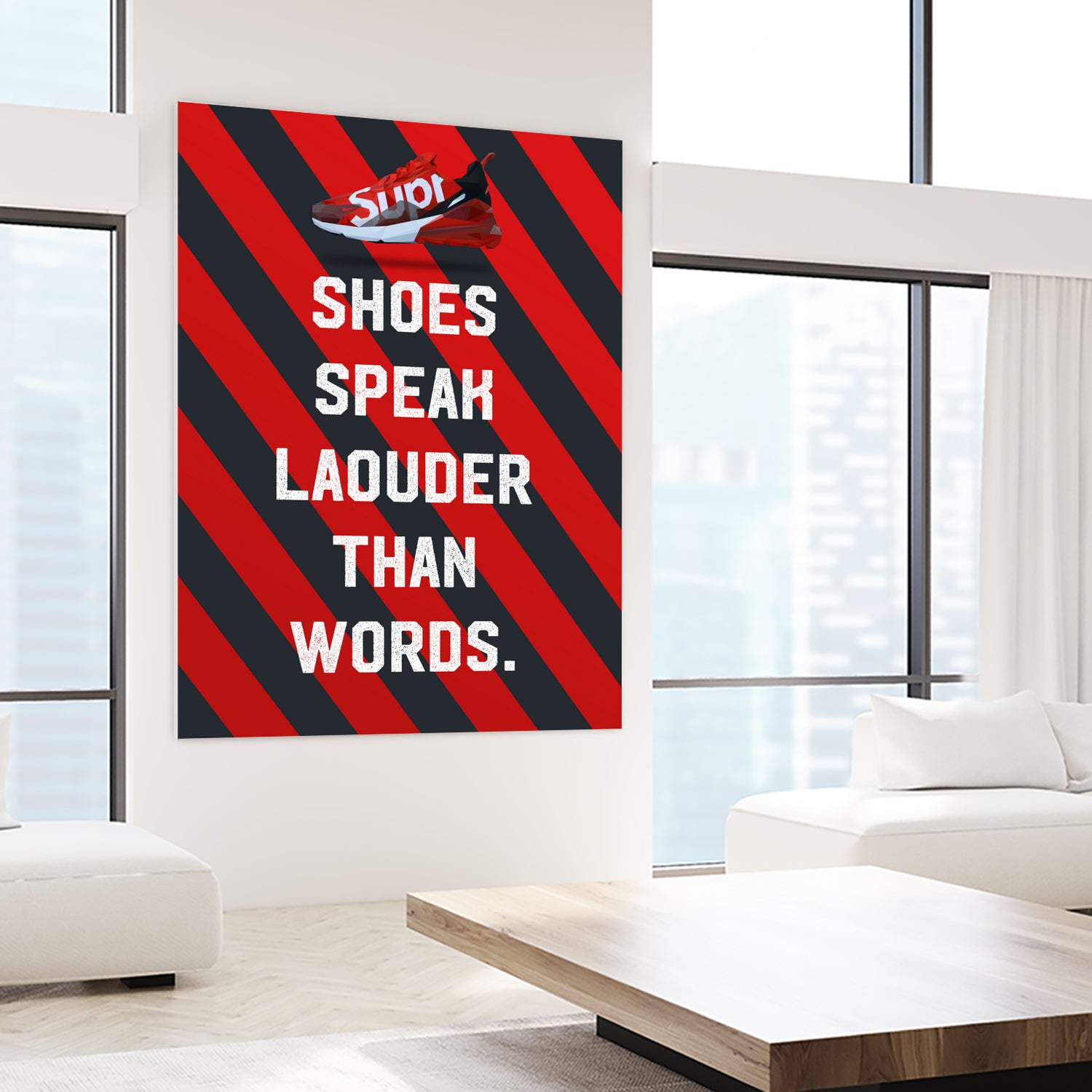 sneaker quotes MOTIVATION by Artnesia on GIANT ART