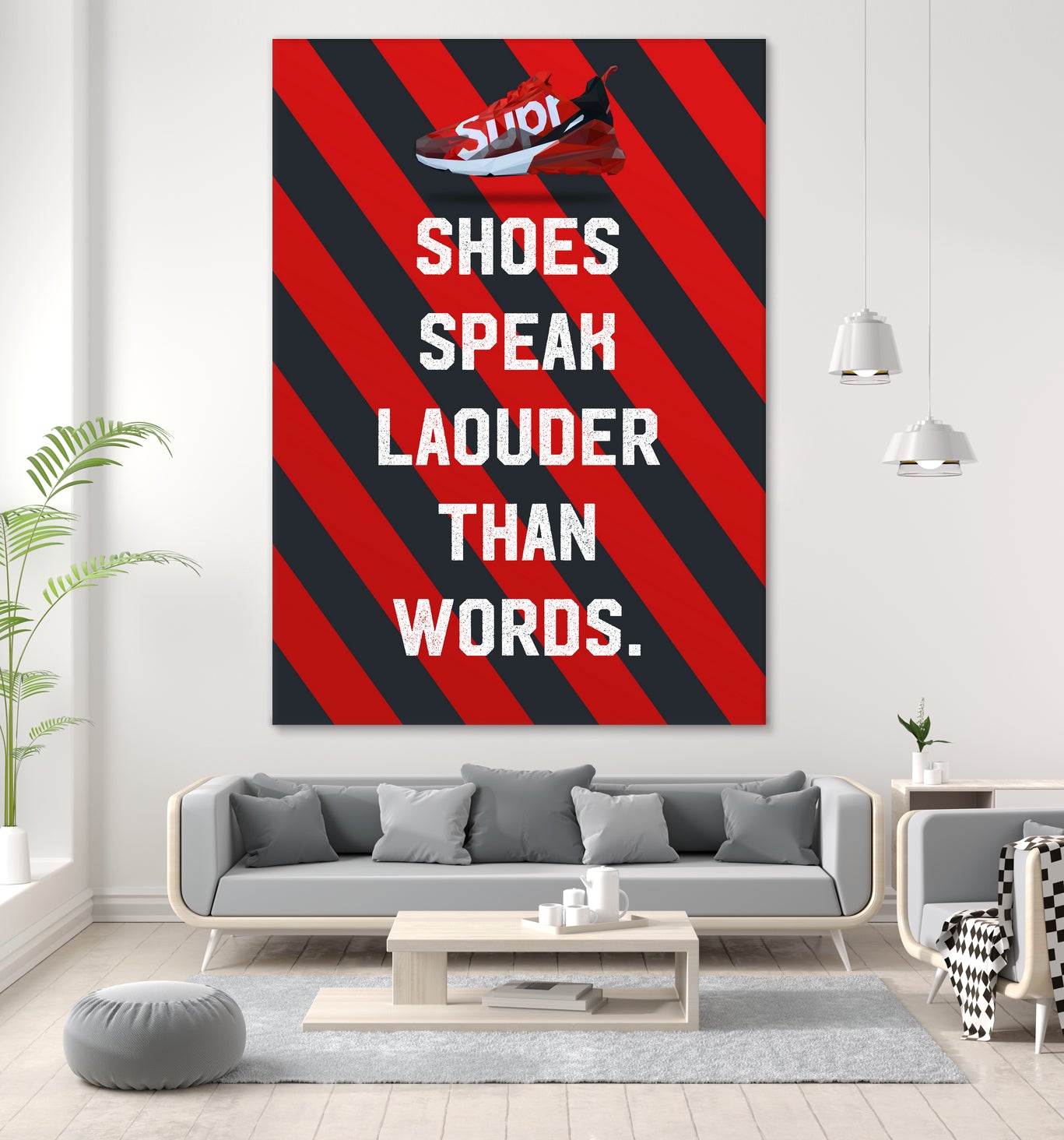 sneaker quotes MOTIVATION by Artnesia on GIANT ART