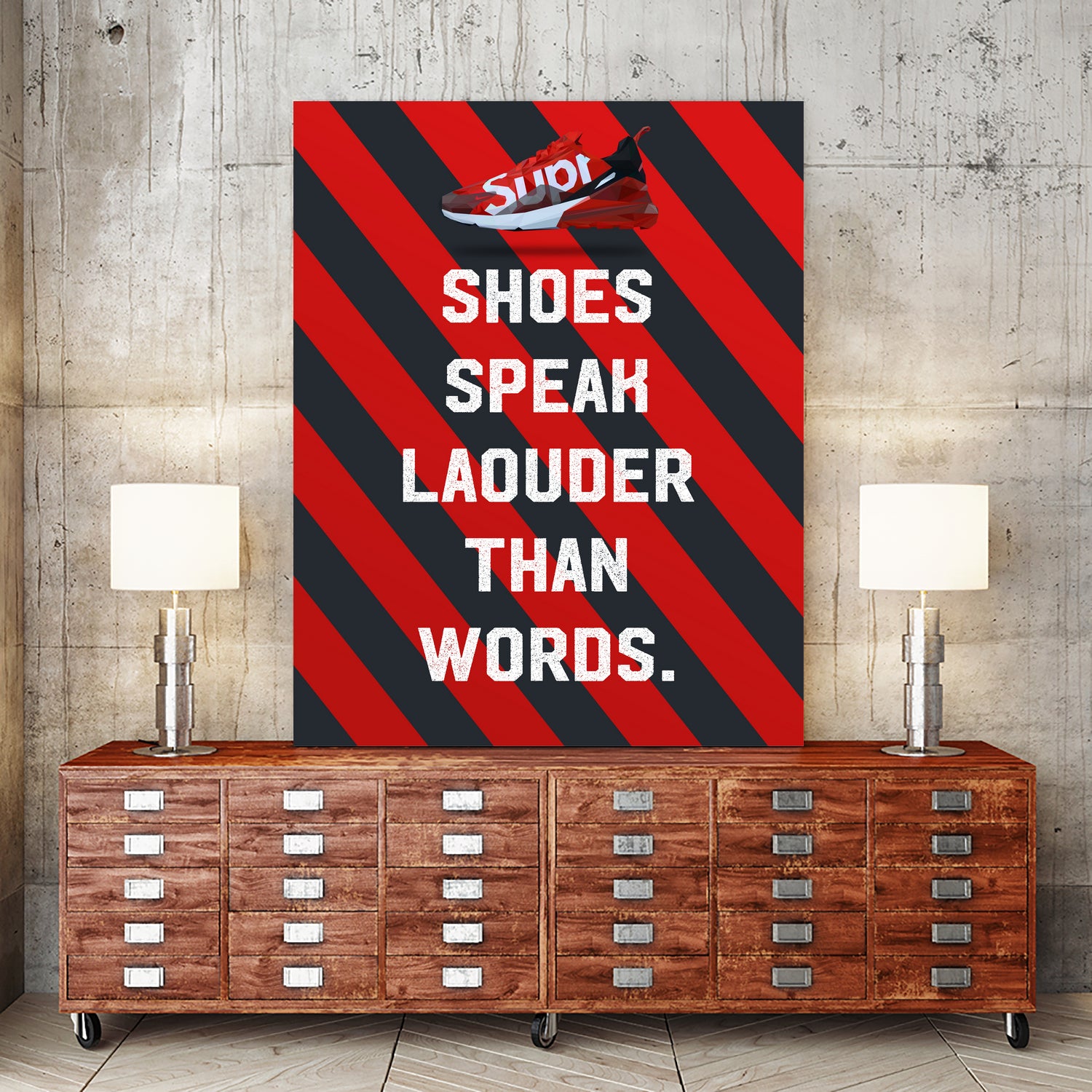 sneaker quotes MOTIVATION by Artnesia on GIANT ART