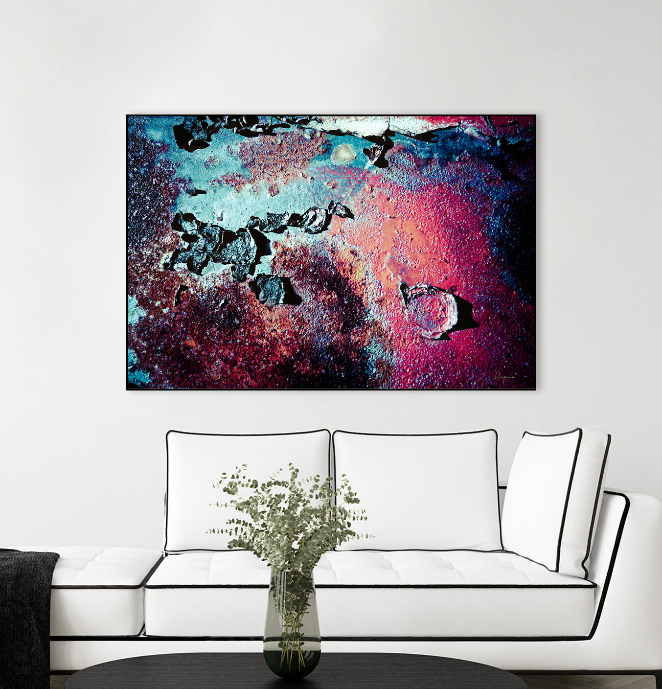 Purple Rust Up Close III by Jean Francois Dupuis on GIANT ART - red abstract