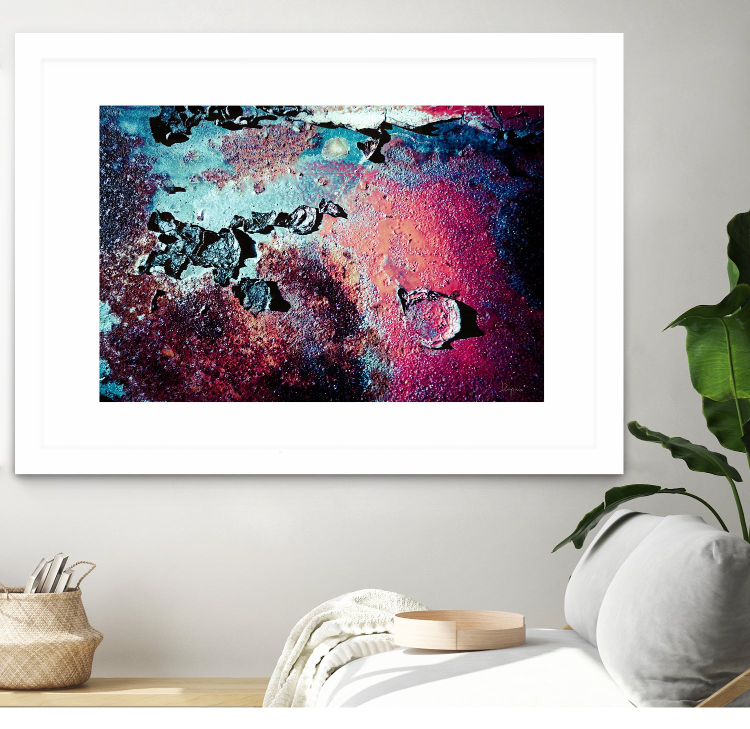 Purple Rust Up Close III by Jean Francois Dupuis on GIANT ART - red abstract