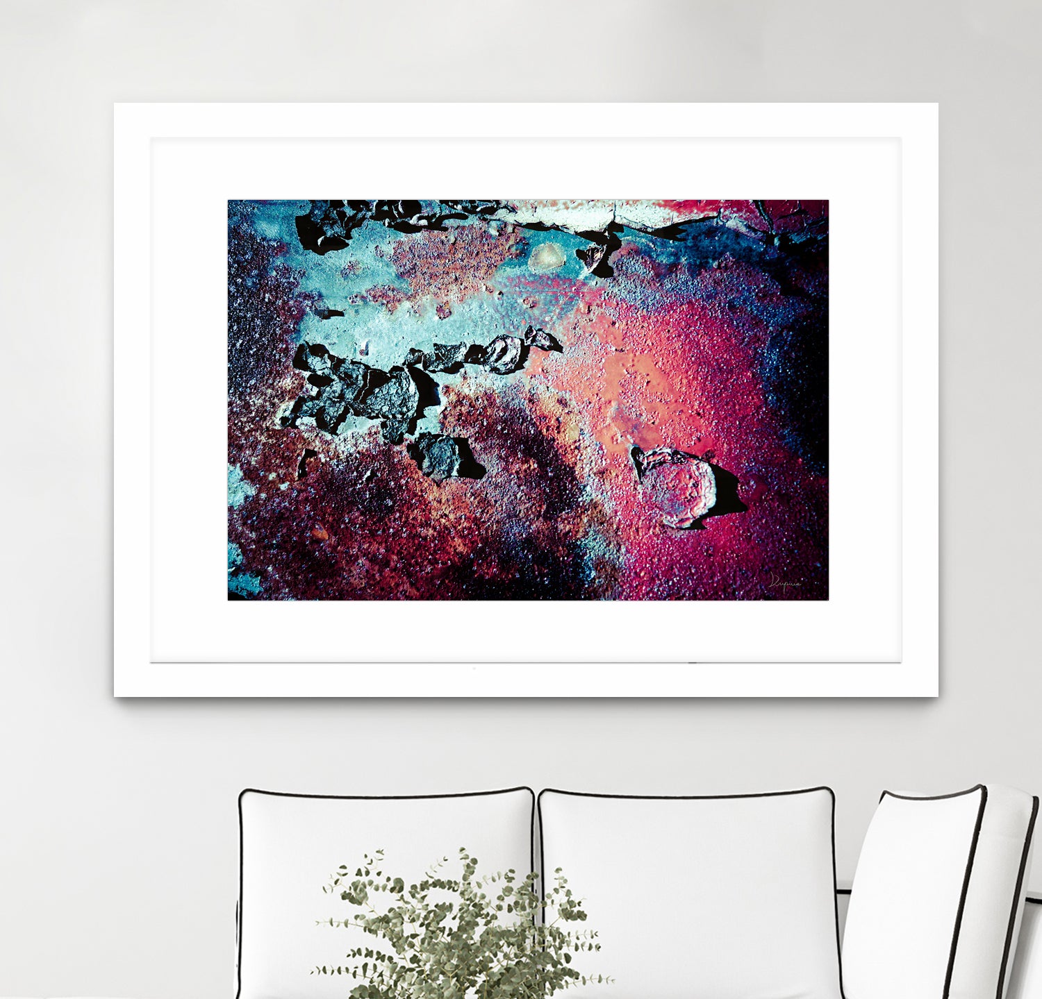 Purple Rust Up Close III by Jean Francois Dupuis on GIANT ART - red abstract