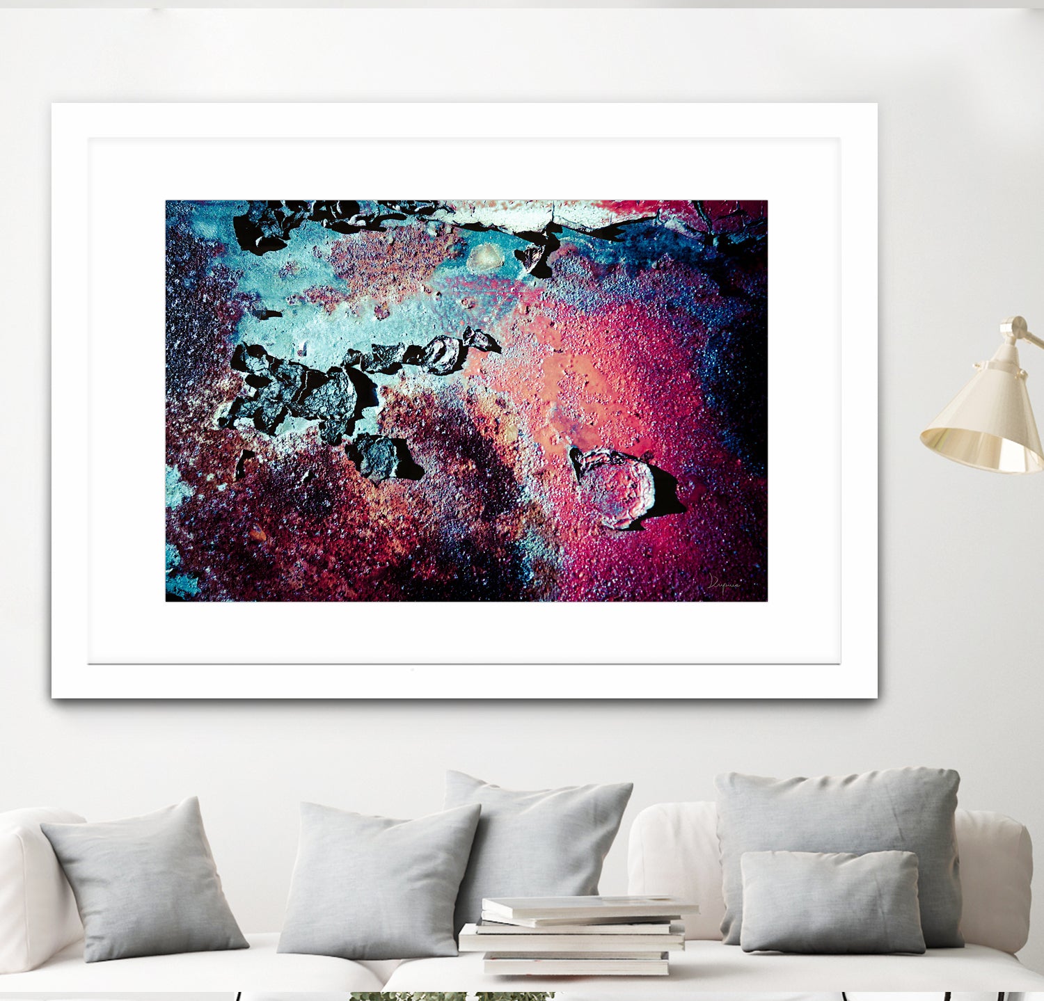 Purple Rust Up Close III by Jean Francois Dupuis on GIANT ART - red abstract