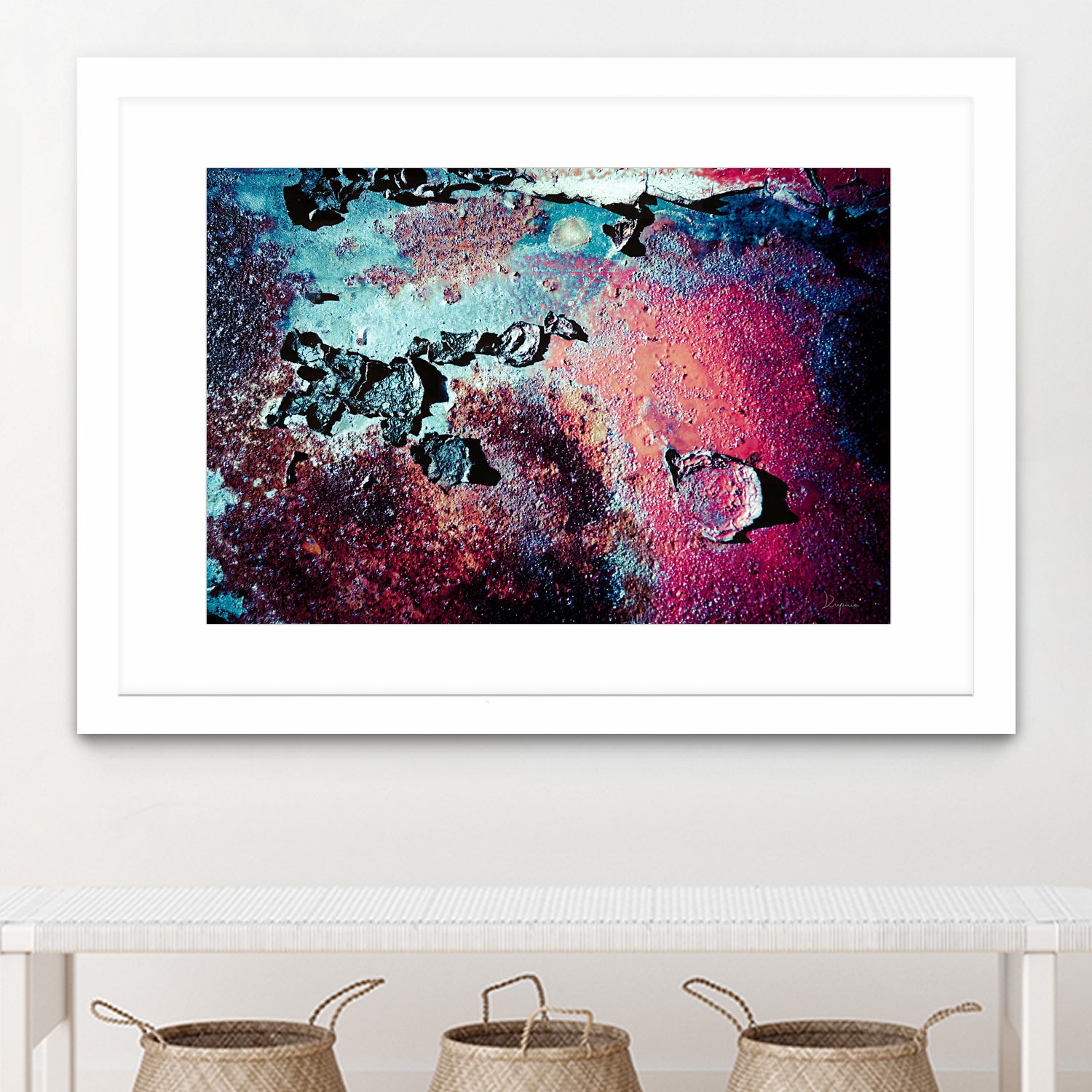 Purple Rust Up Close III by Jean Francois Dupuis on GIANT ART - red abstract