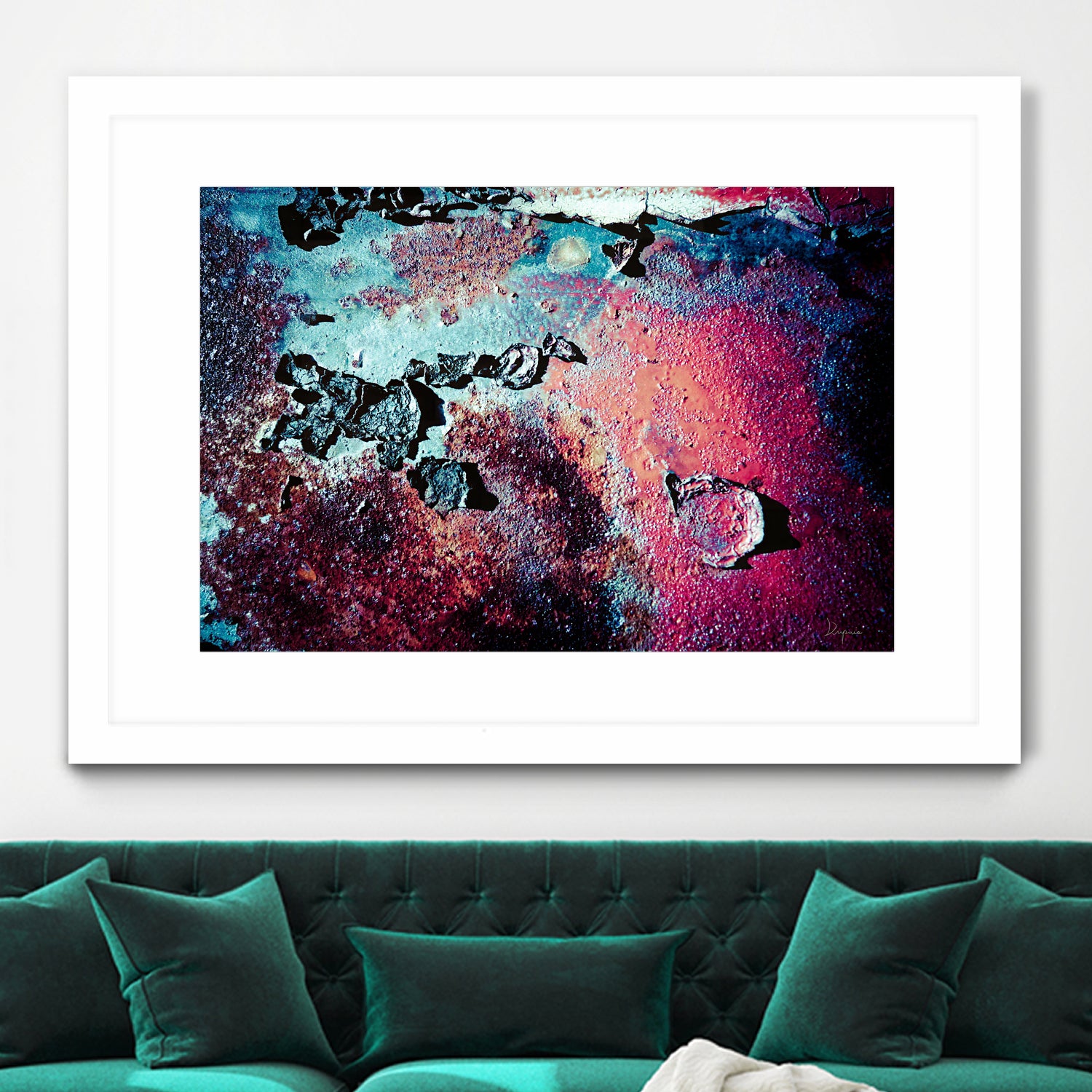 Purple Rust Up Close III by Jean Francois Dupuis on GIANT ART - red abstract